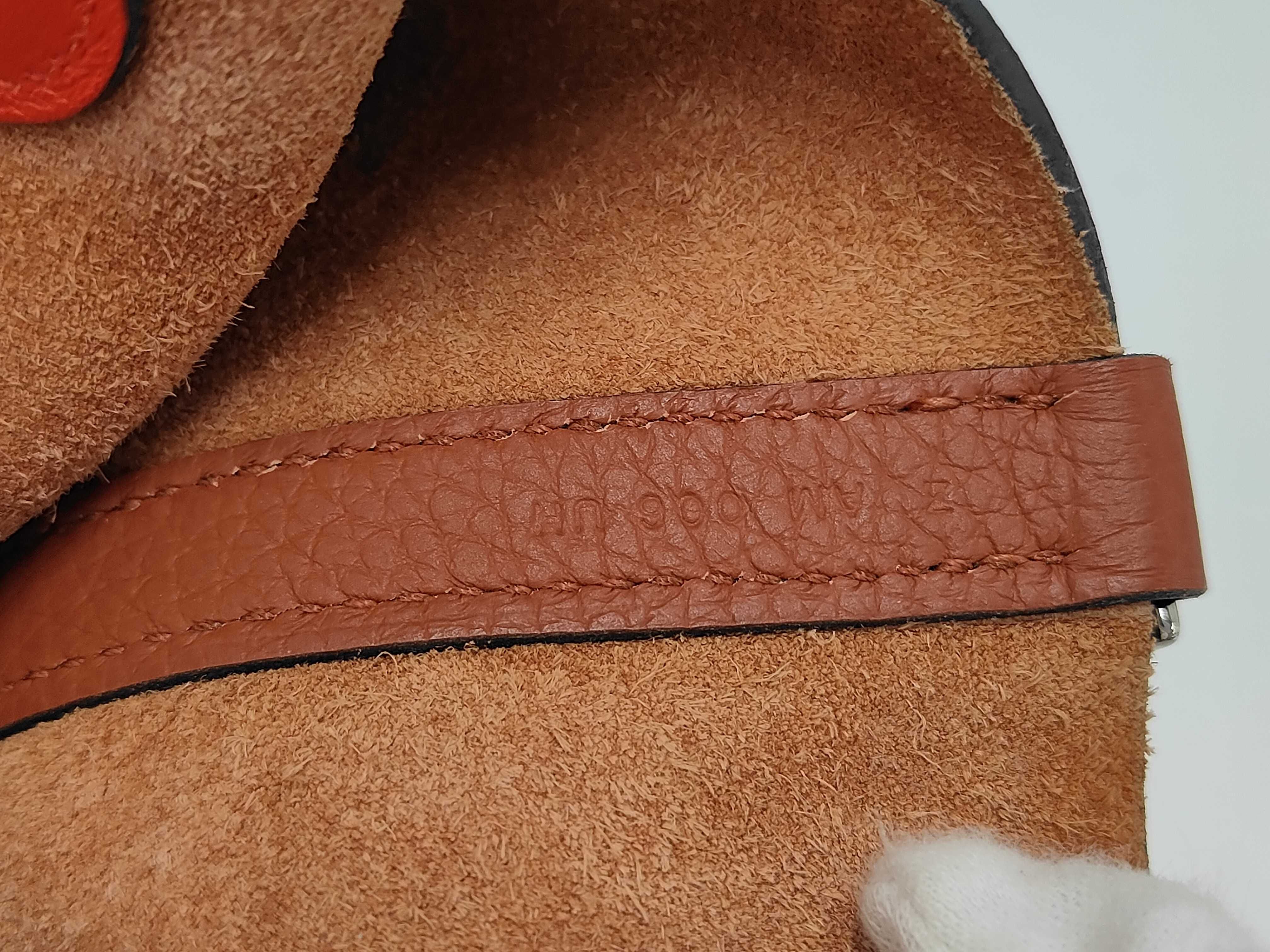 Picotin Lock MM Eclat Taurillon Clemence x Veau Swift Cuivre x Capucines Z Stamp Handbag — view 11