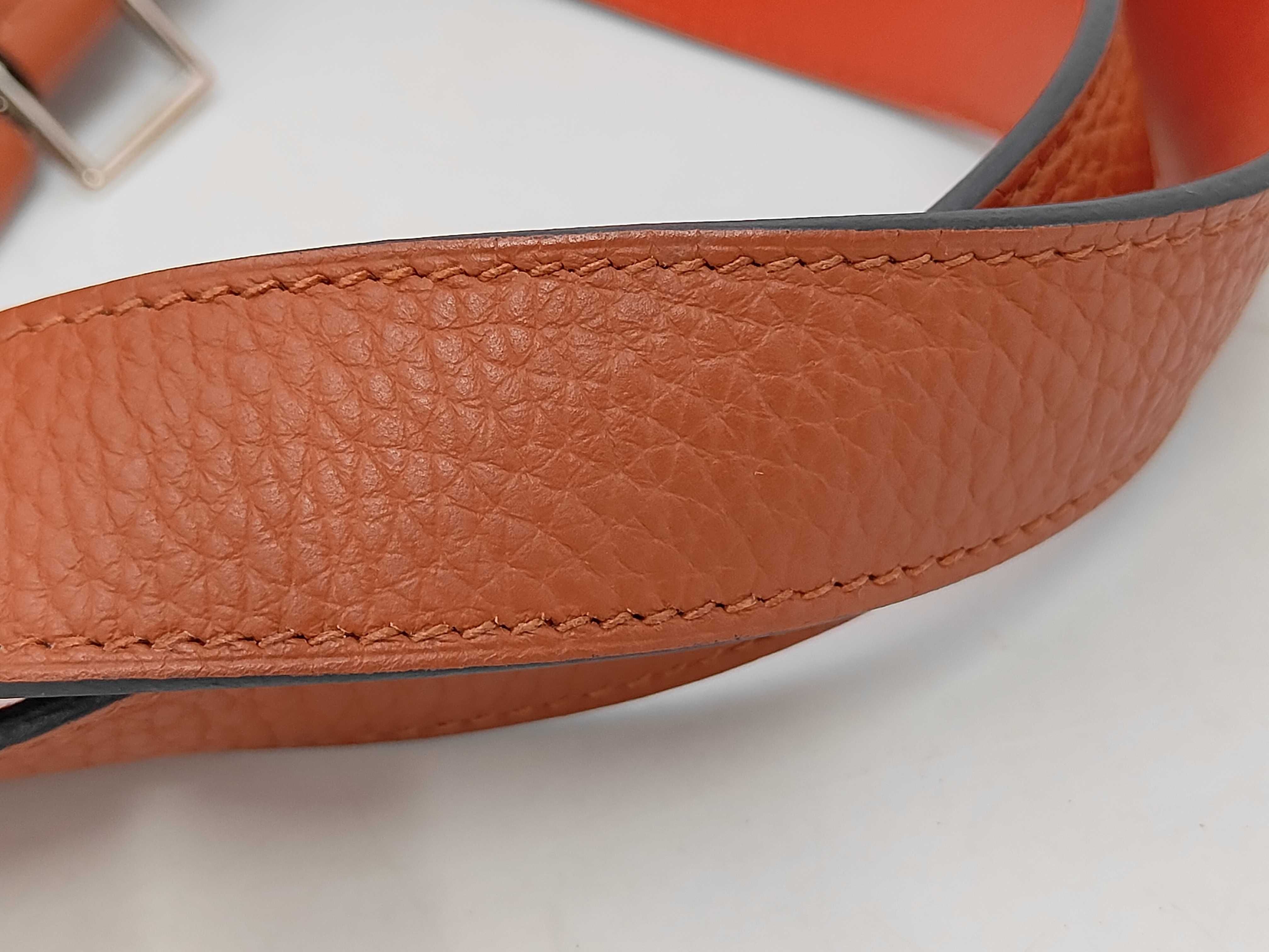Picotin Lock MM Eclat Taurillon Clemence x Veau Swift Cuivre x Capucines Z Stamp Handbag — view 6