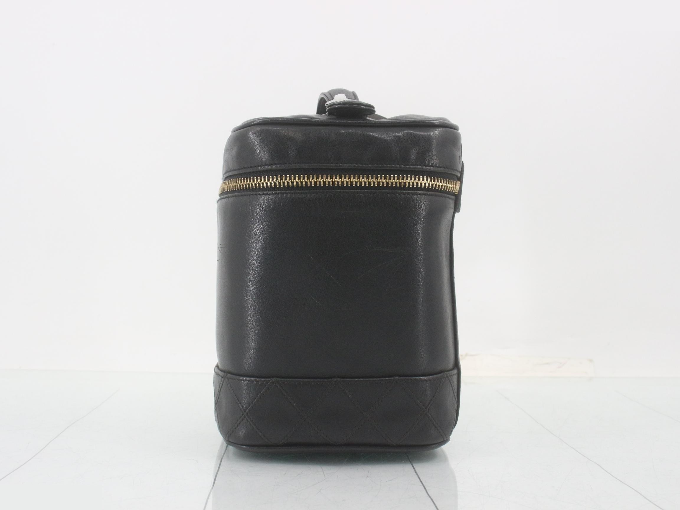 Lambskin Vanity Bag, Bicore, Gold Hardware — view 3