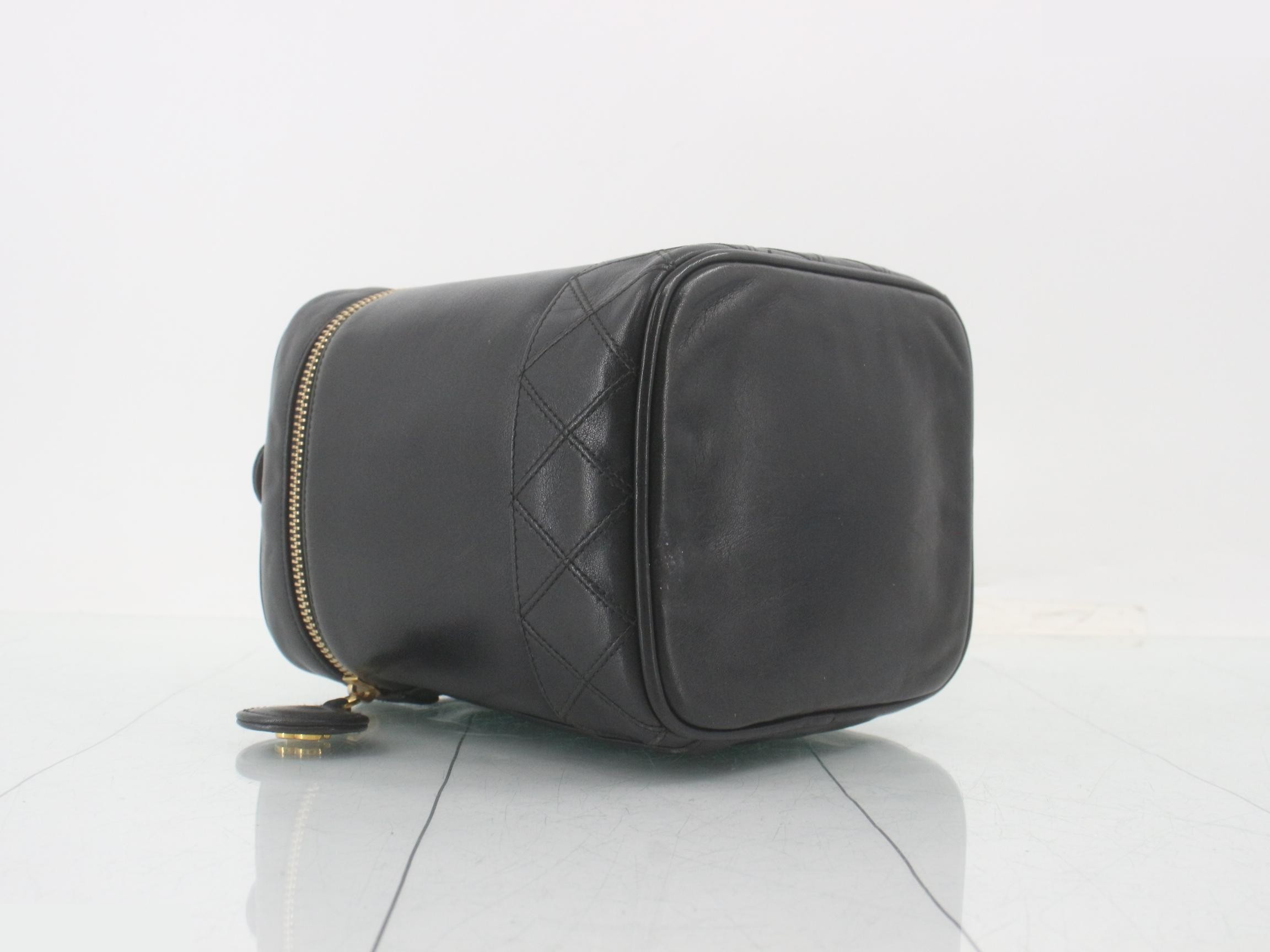 Lambskin Vanity Bag, Bicore, Gold Hardware — view 5