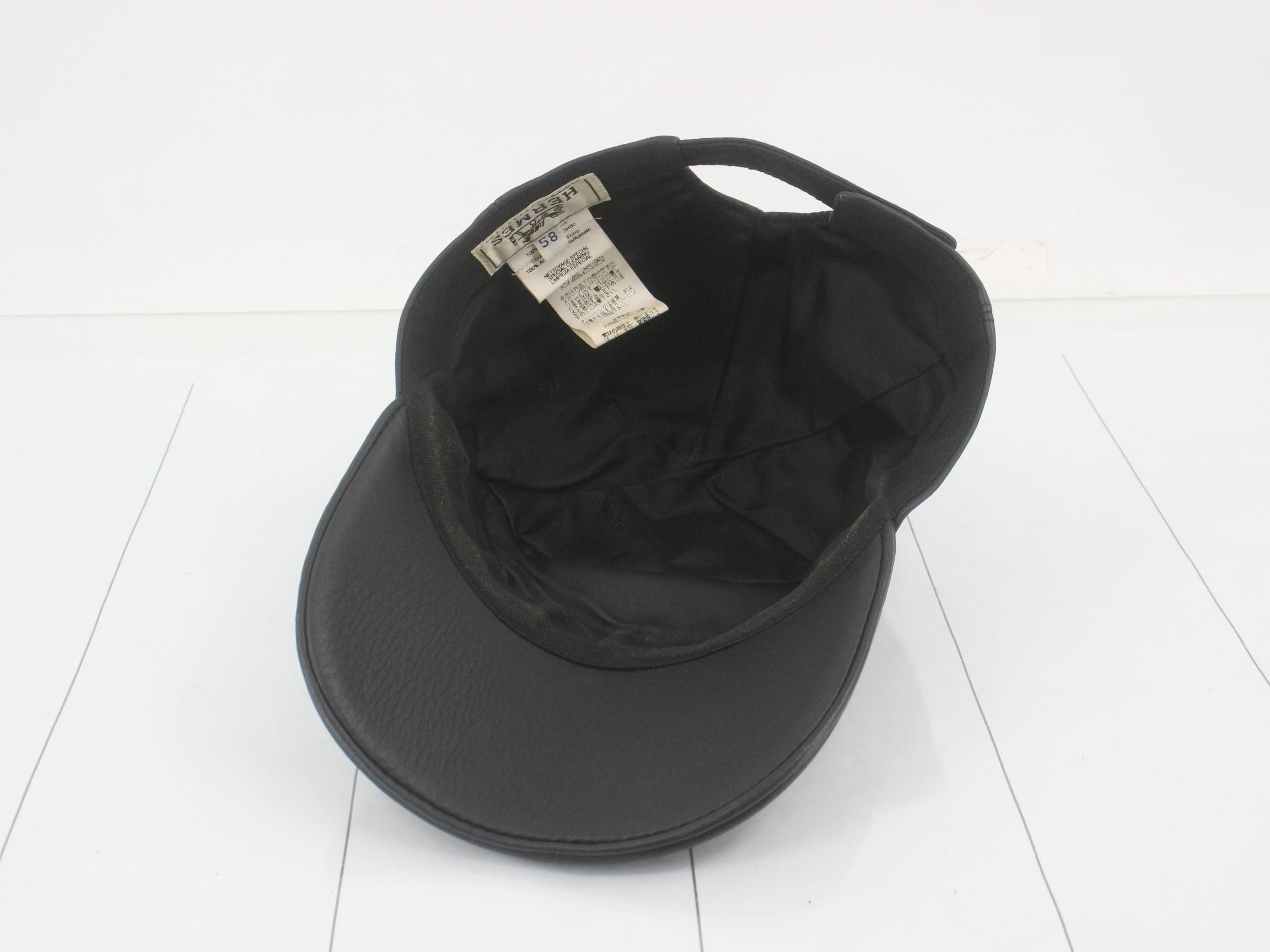 leather cap — view 3