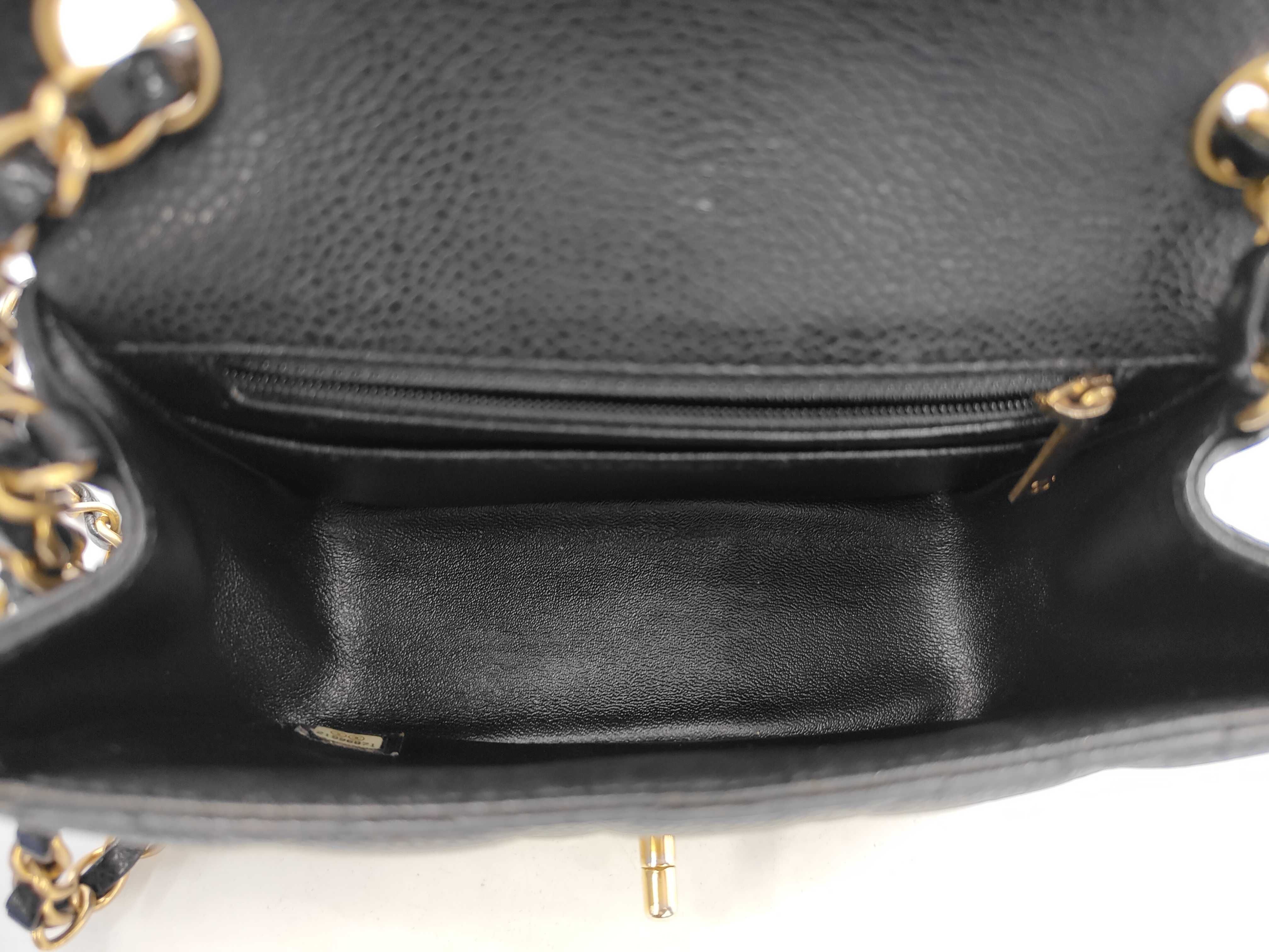 Caviar Skin Mini Matelassé Chain Shoulder Bag (Serial Number 21) — view 10