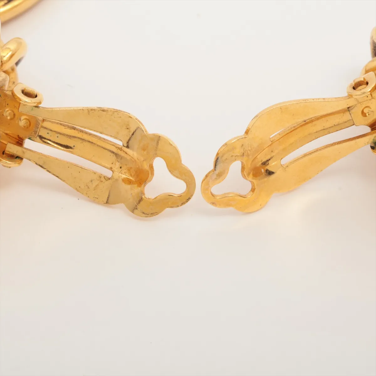 Coco Mark Matelassé Earrings (Pair) GP Gold. — view 4