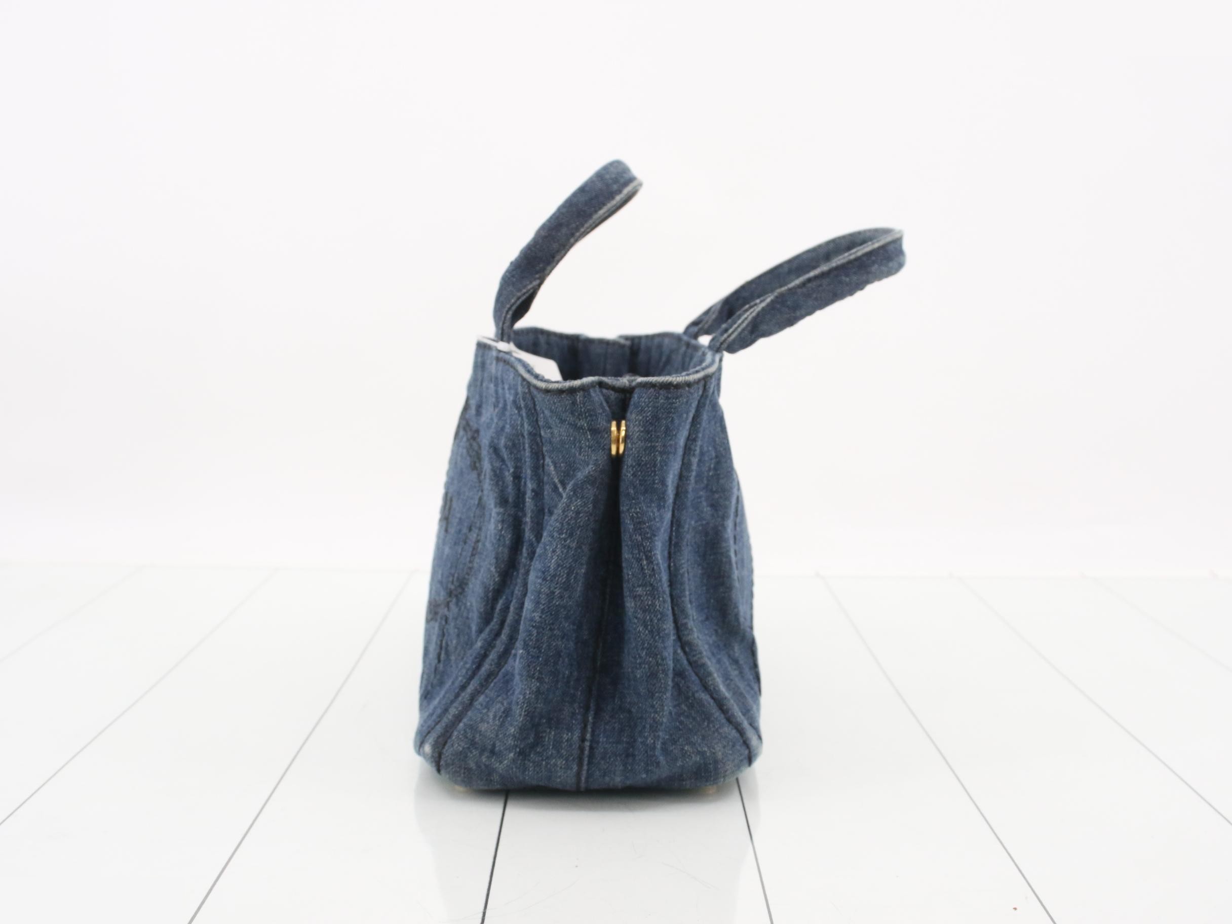 Canapa Denim Tote Bag — view 3