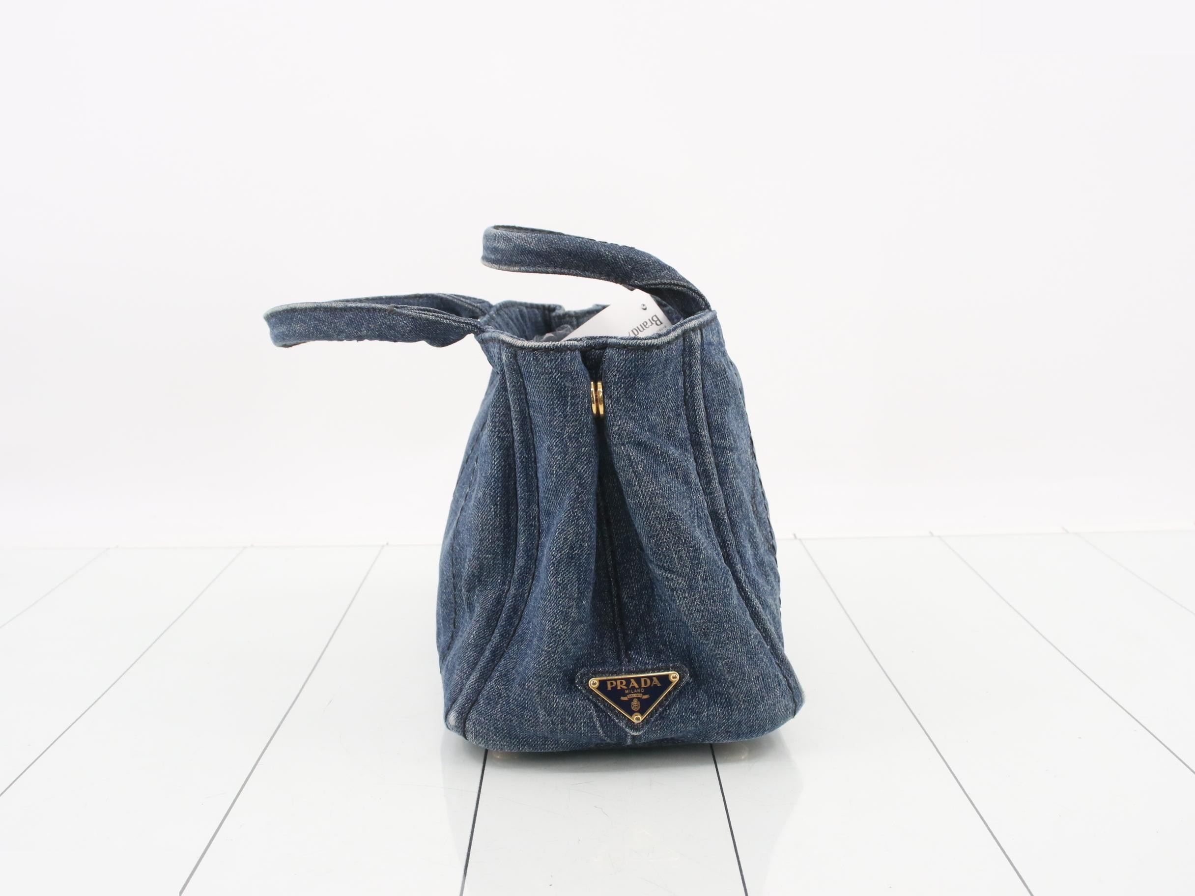 Canapa Denim Tote Bag — view 4