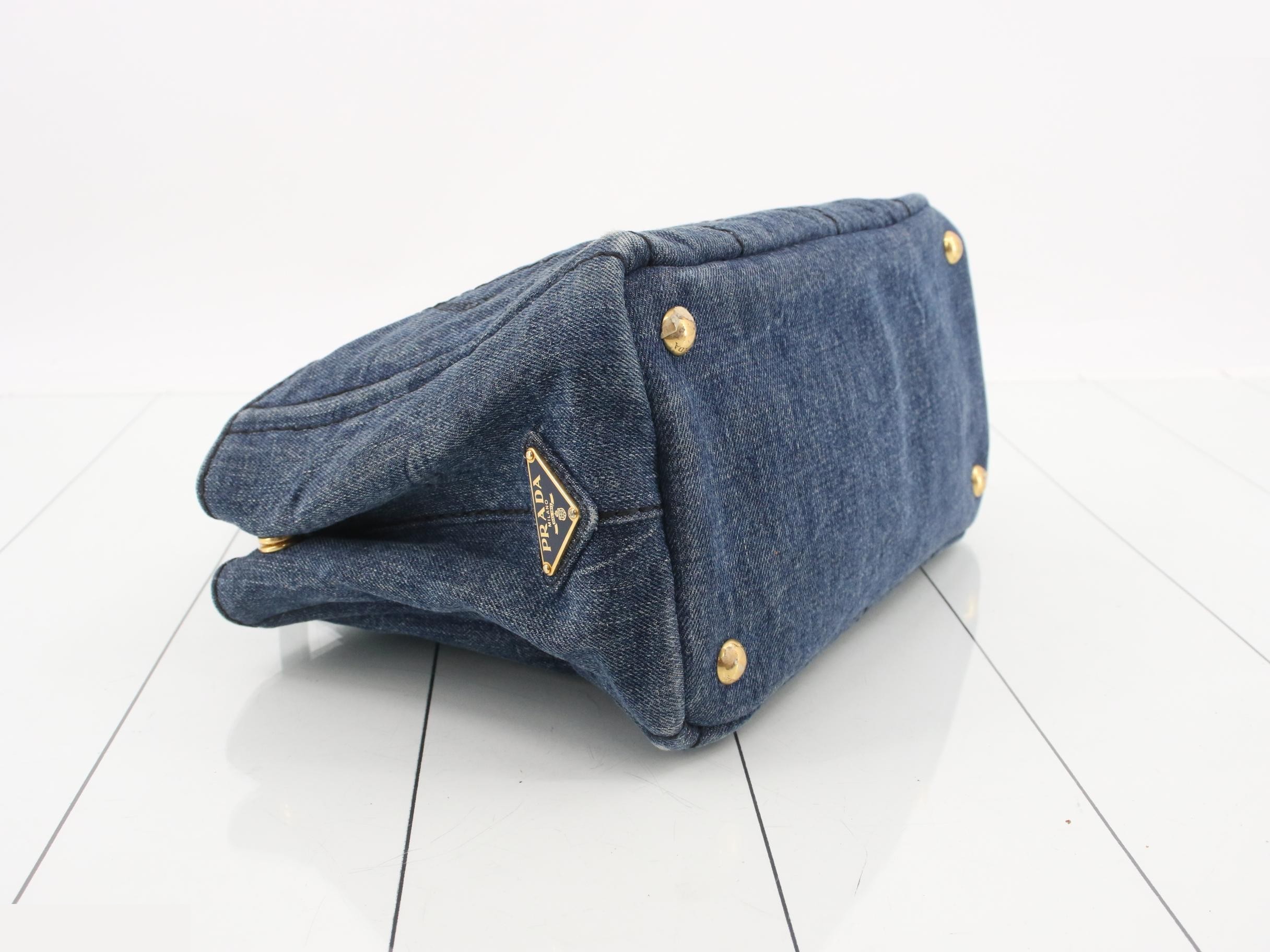 Canapa Denim Tote Bag — view 5