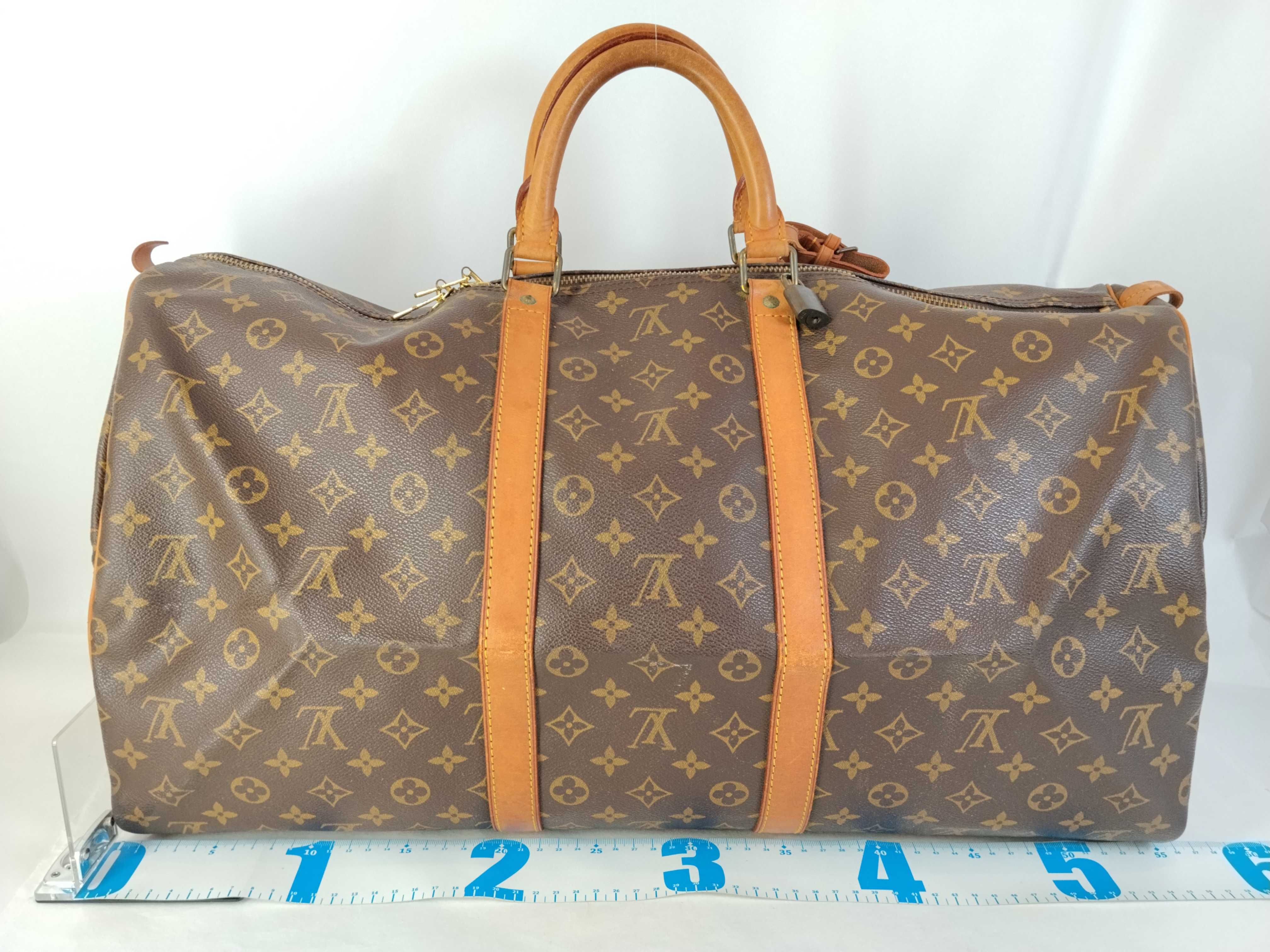 Monogram Keepall 55 M41424 MI0971 Brown Boston Bag — view 2