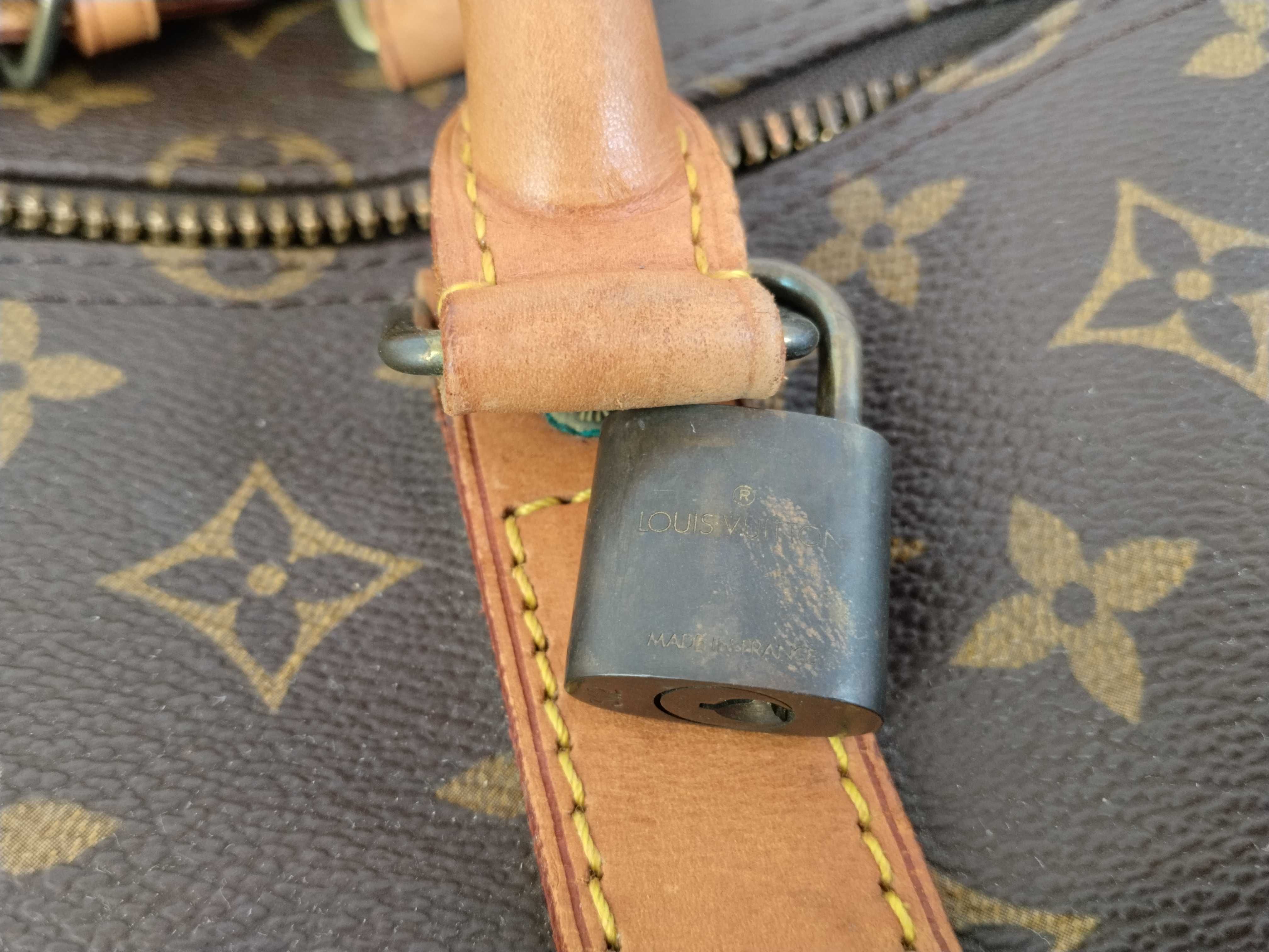 Monogram Keepall 55 M41424 MI0971 Brown Boston Bag — view 13