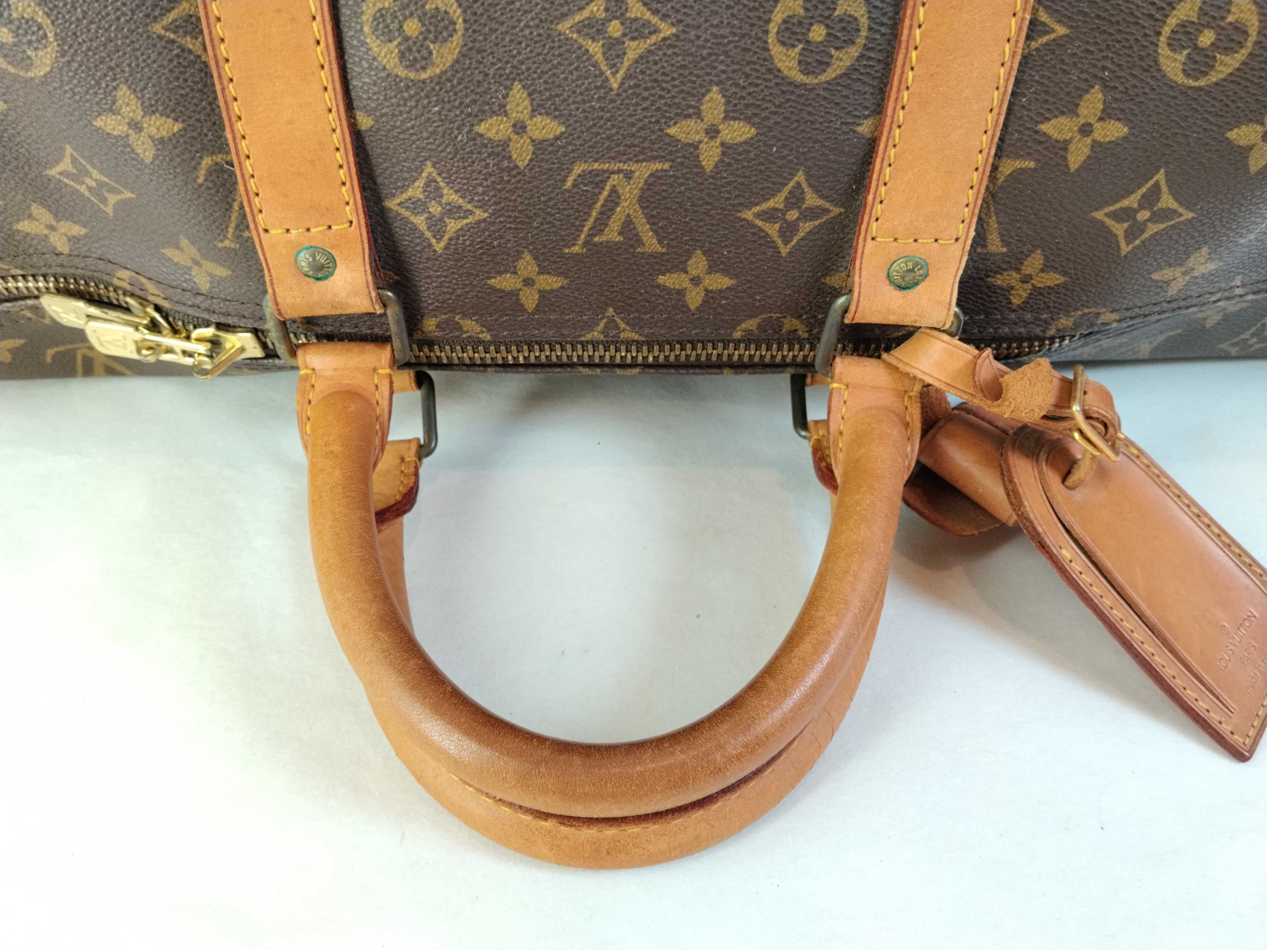 Monogram Keepall 55 M41424 MI0971 Brown Boston Bag — view 3