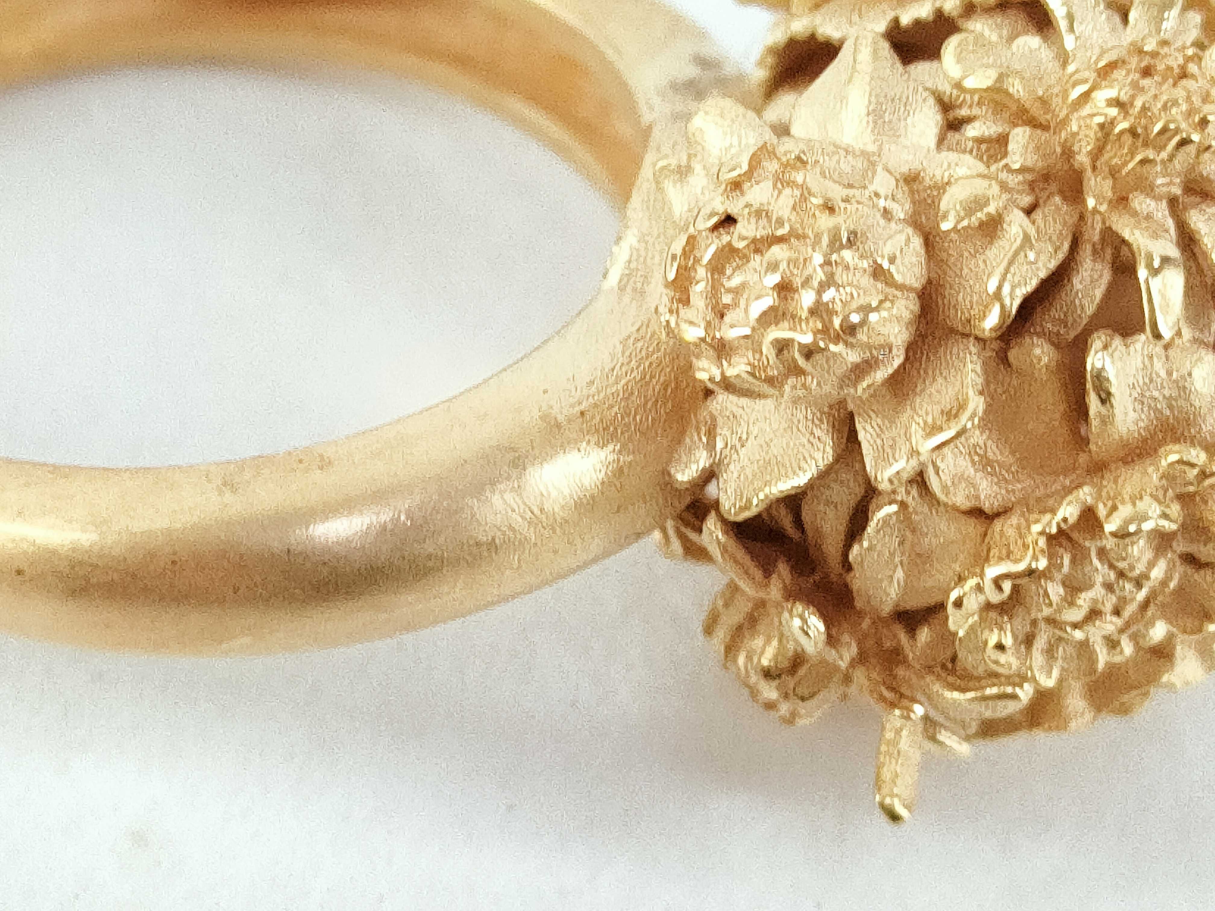 Flower Pearl Ring, Size L — view 8