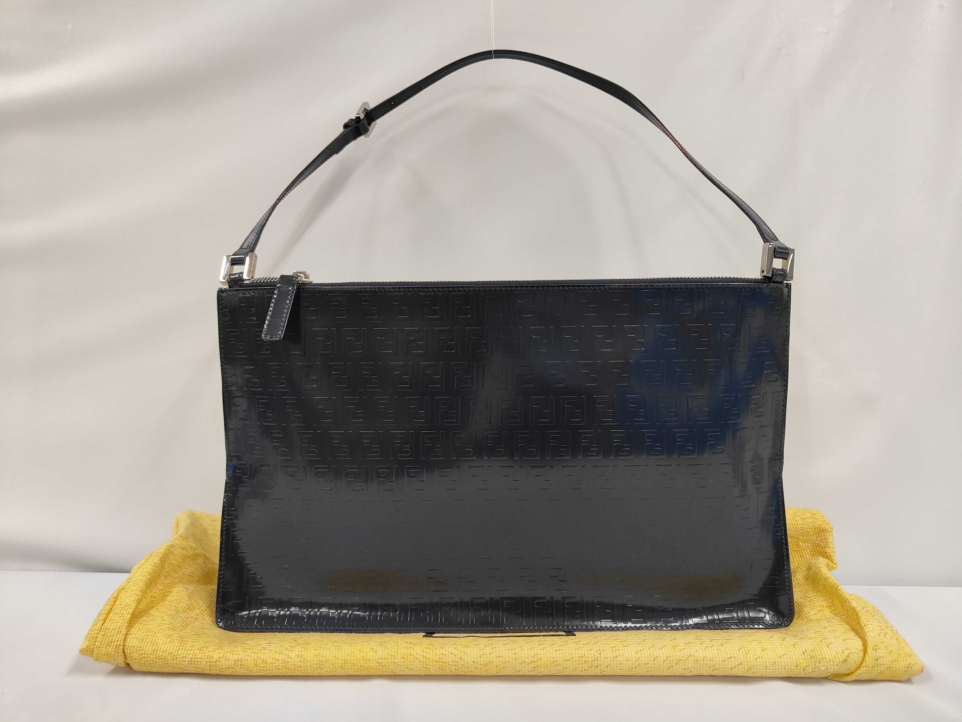 Enamel Zucchino Shoulder Bag. Accessories: Dust bag.