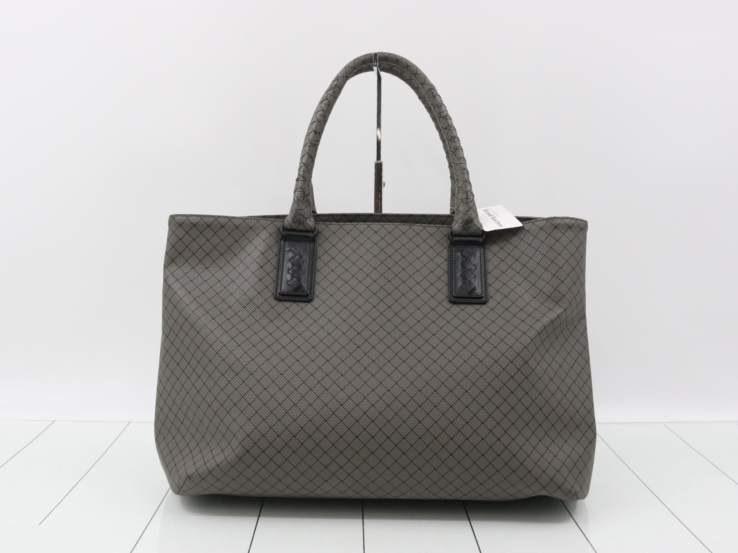 Marco Polo Tote Bag, PVC, Gray — view 2