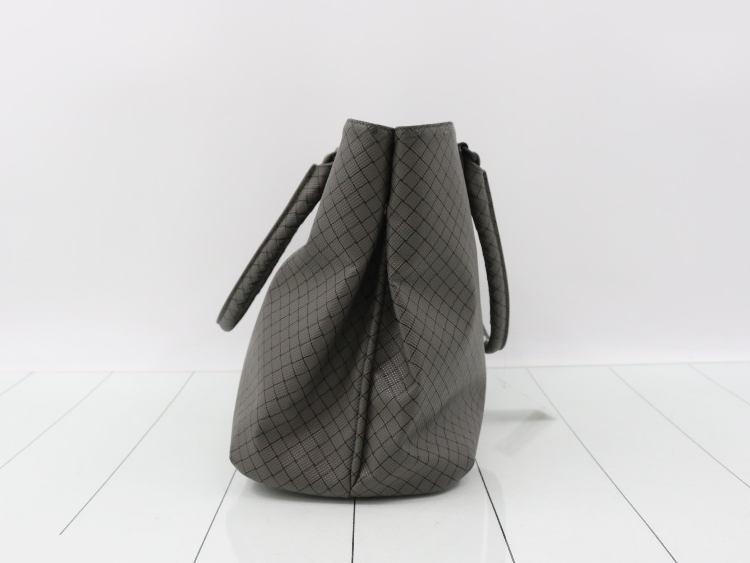 Marco Polo Tote Bag, PVC, Gray — view 4