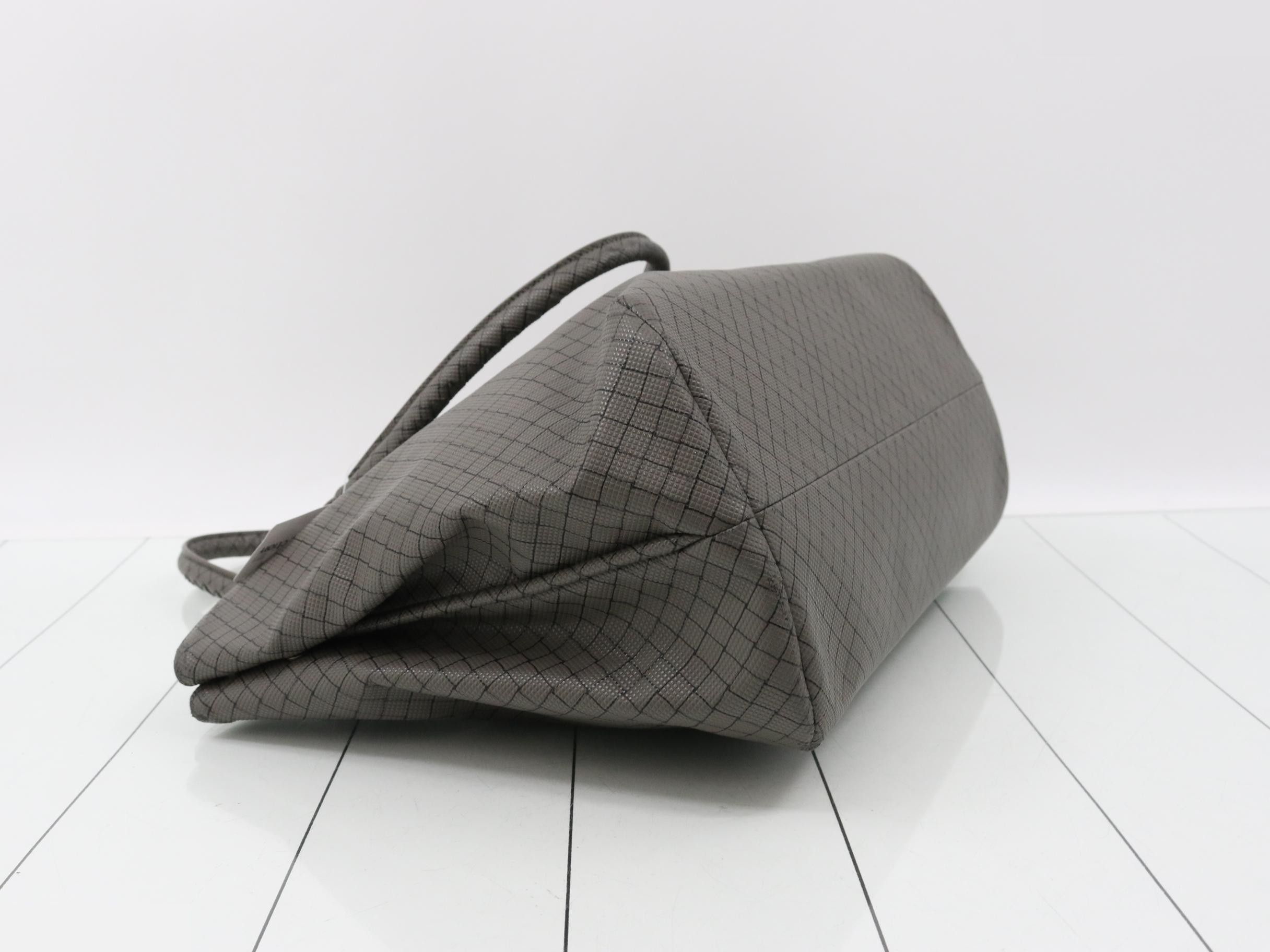 Marco Polo Tote Bag, PVC, Gray — view 5