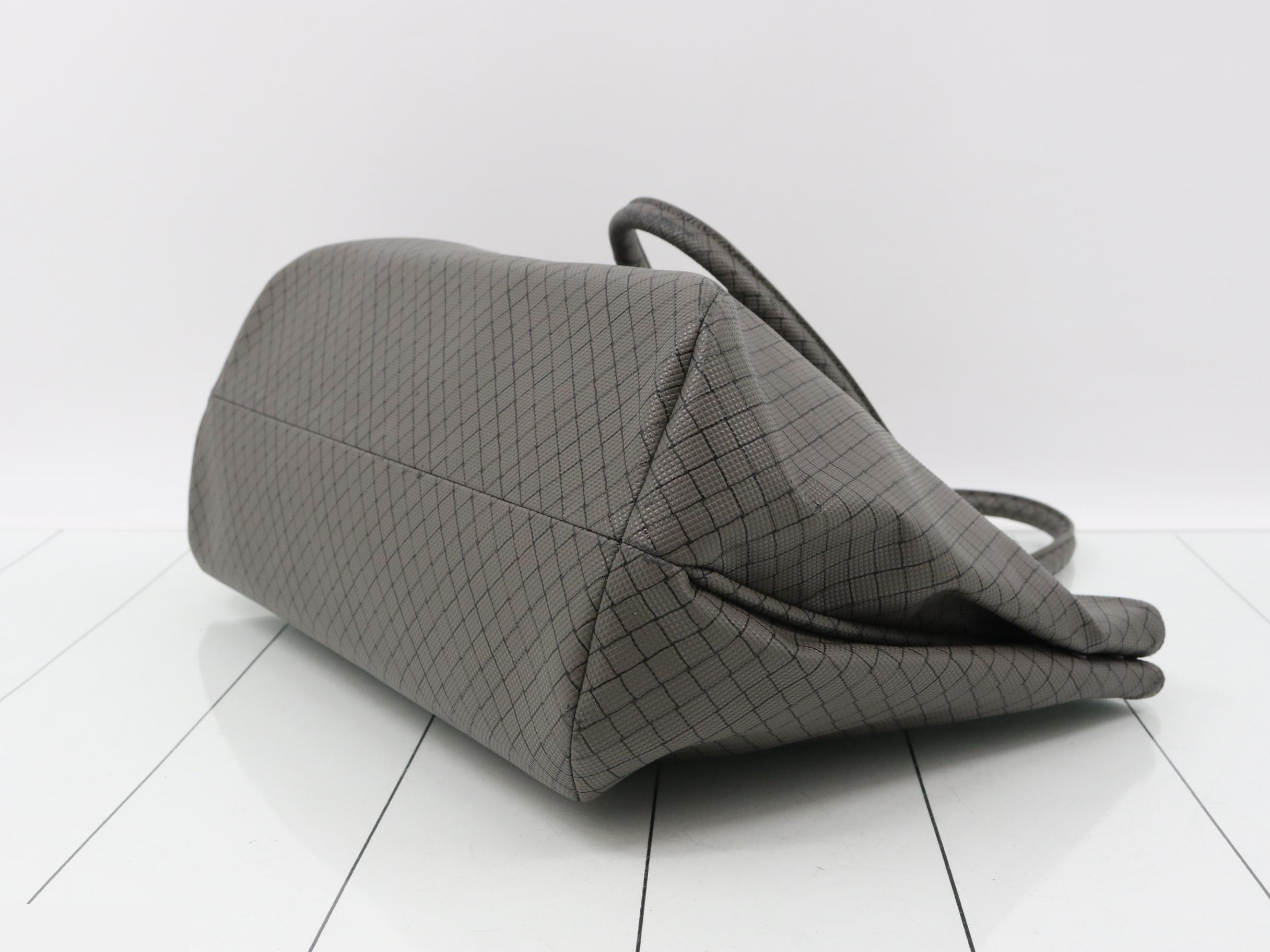 Marco Polo Tote Bag, PVC, Gray — view 6