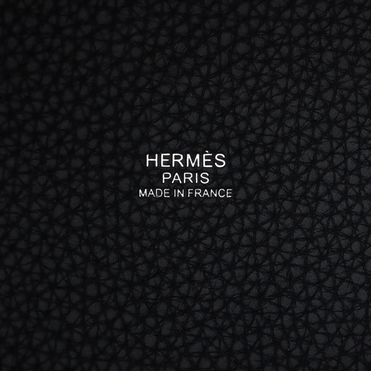 [Individually wrapped] Hermes Picotan Lock 18 PM Taurillon Clemence Black Silver Hardware K:2025 — view 8