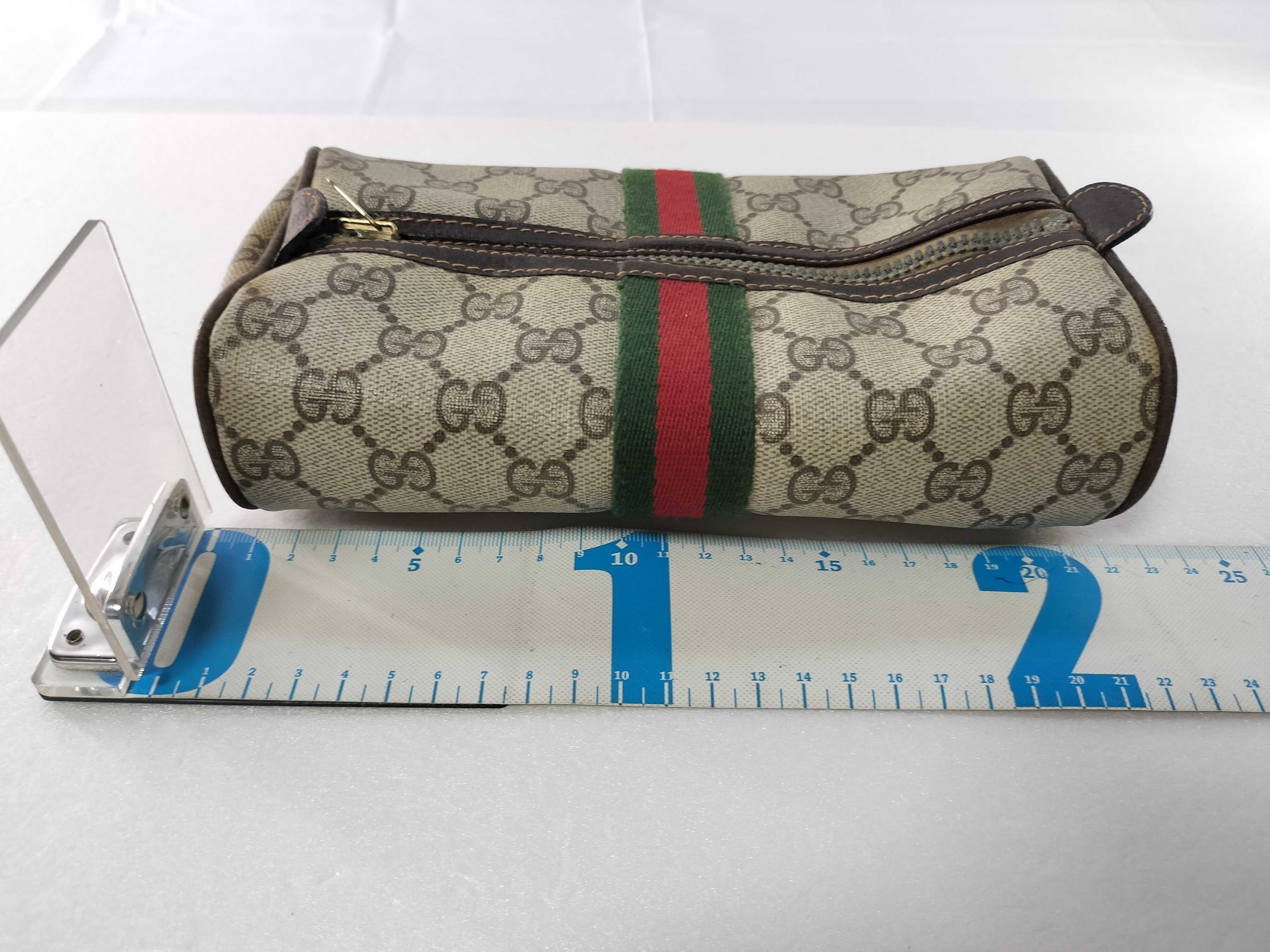 GG PVC Sherry Line Pouch — view 2