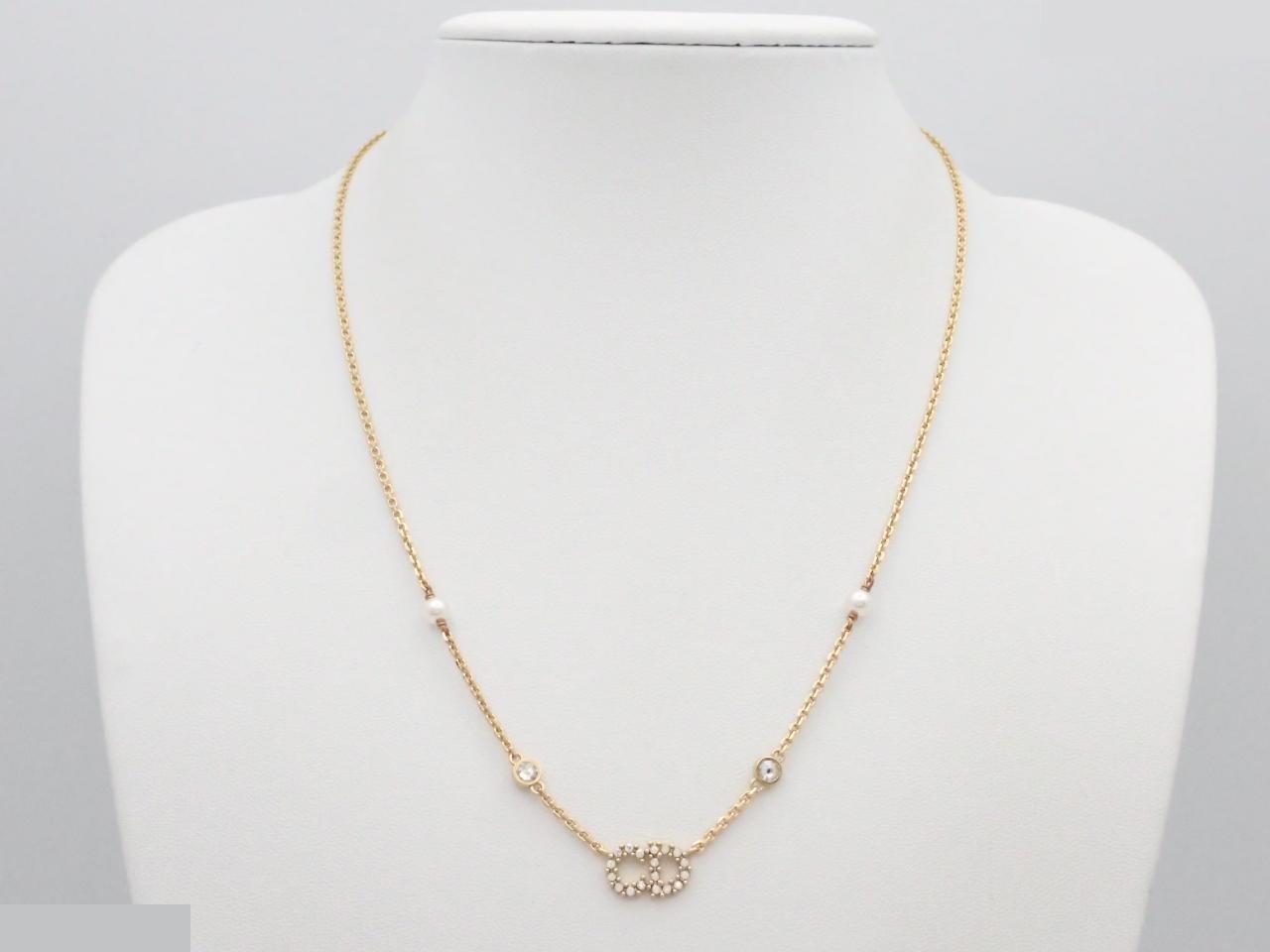Claire D. Lune necklace, chain approximately 42cm, pearl. — view 3