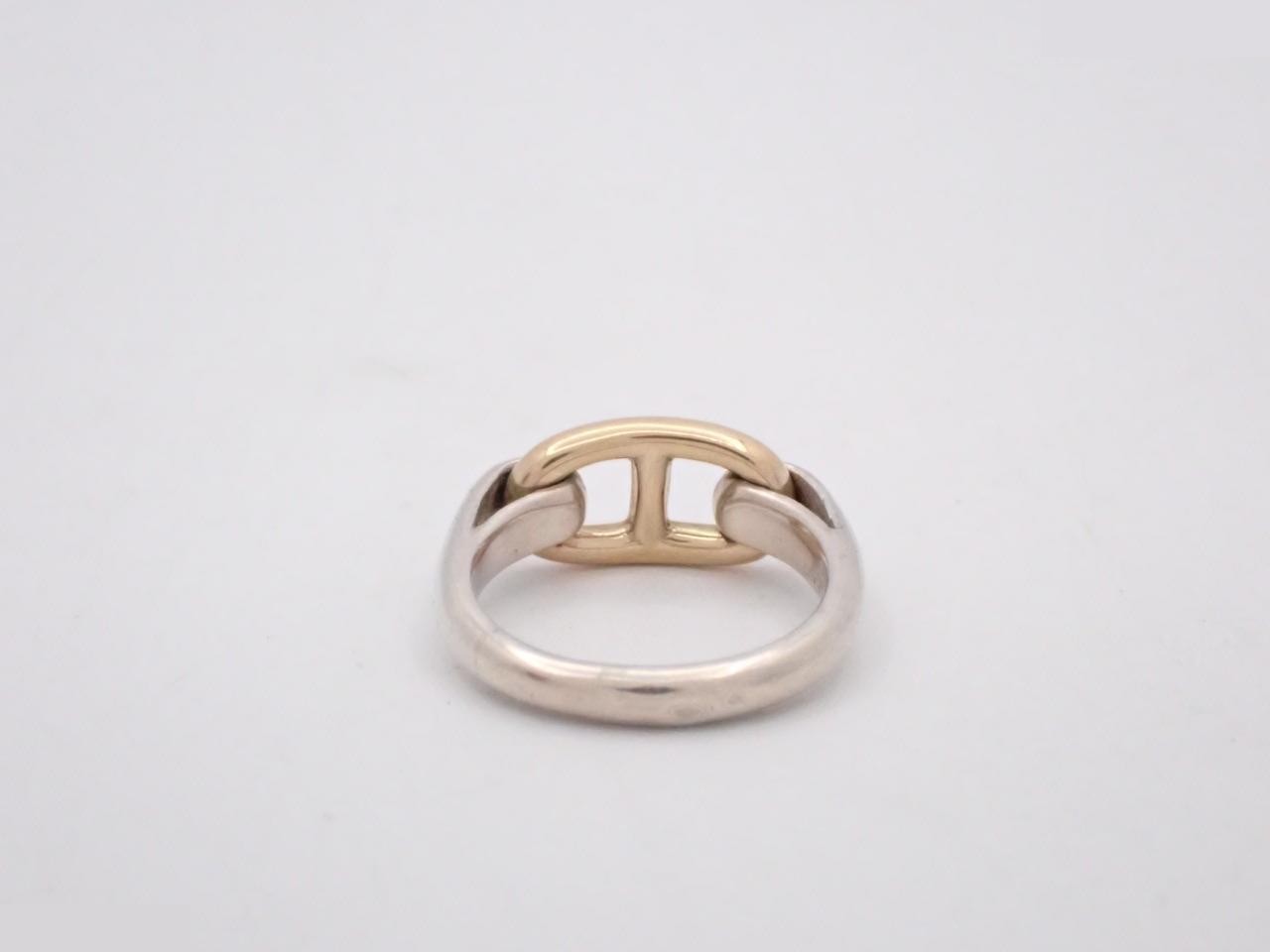 Chaine d'Ancre ring, vintage hallmark, size #6, 3.6g — view 2