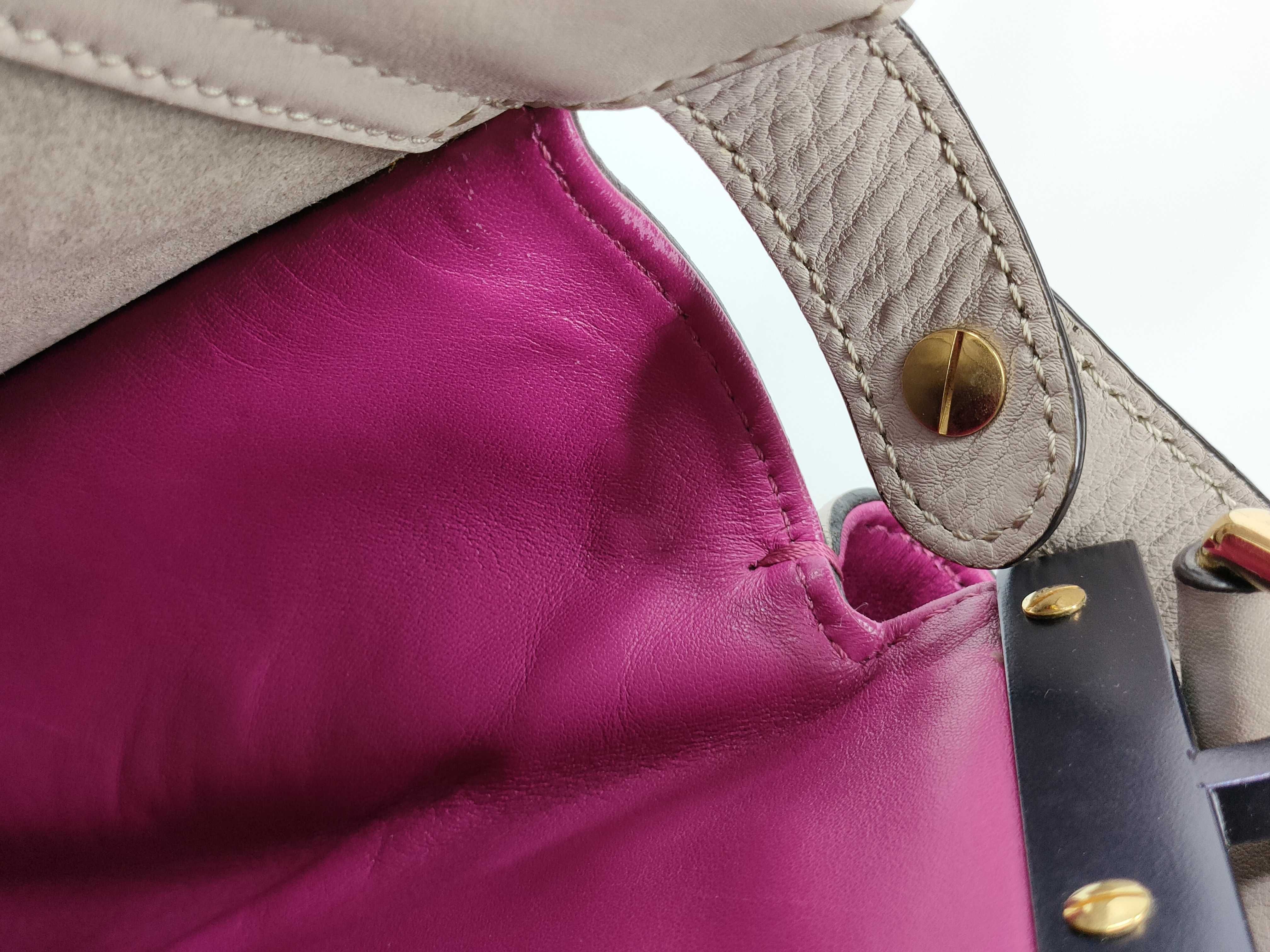Peekaboo 2-Way Handbag 8BN290 White/Pink Handbag — view 8
