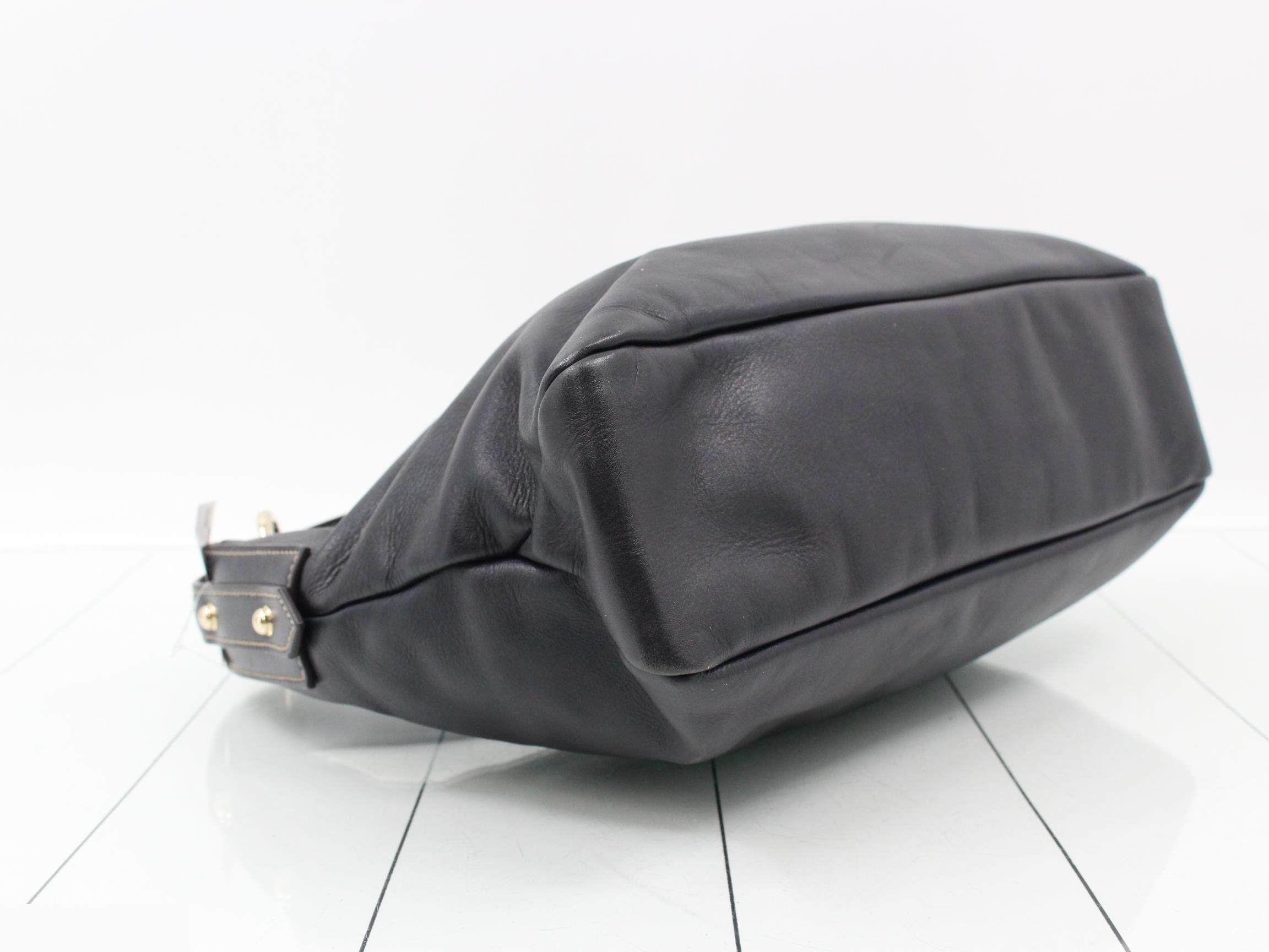 Horsebit Leather One-Shoulder Bag — view 5