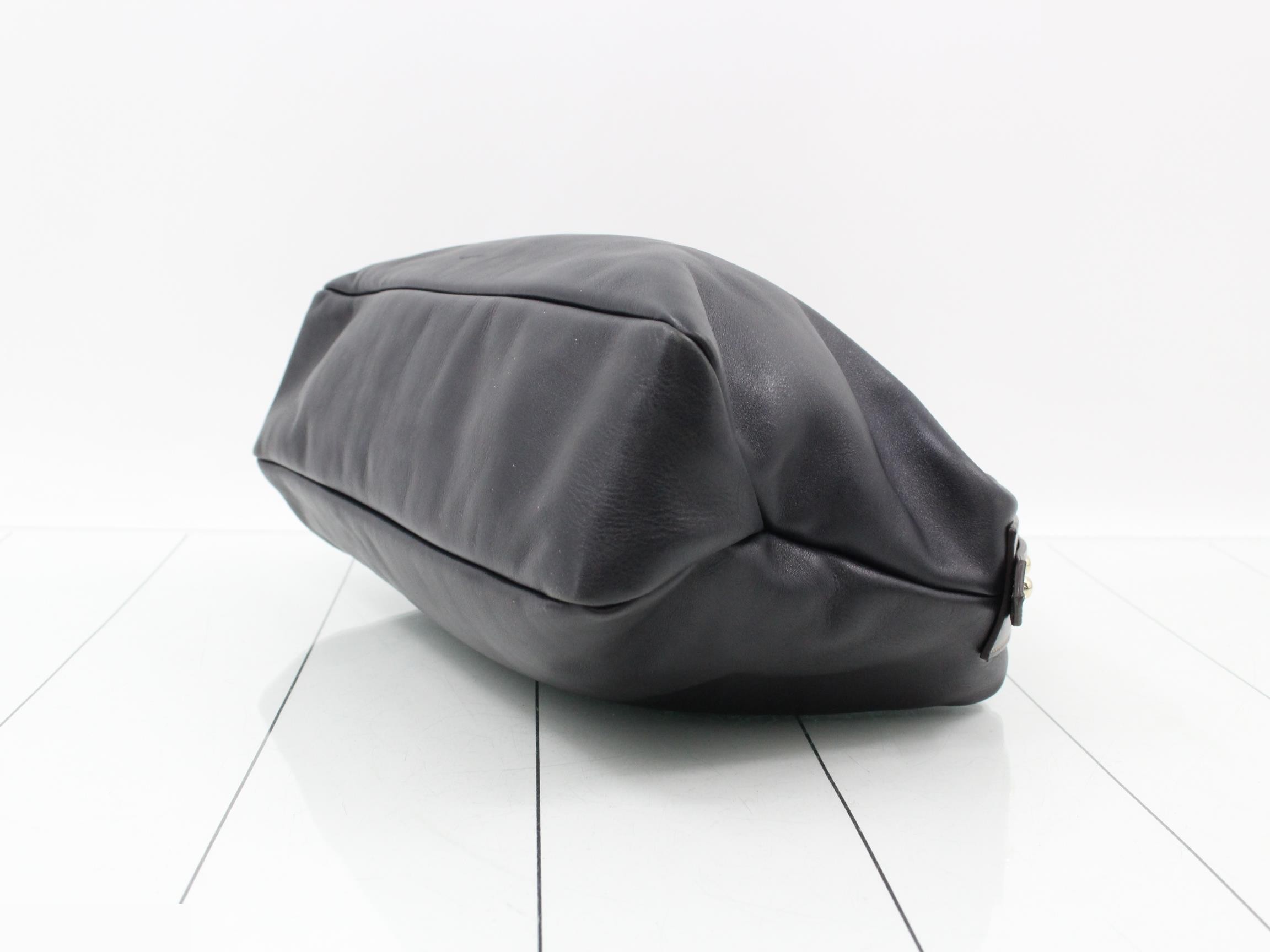 Horsebit Leather One-Shoulder Bag — view 6