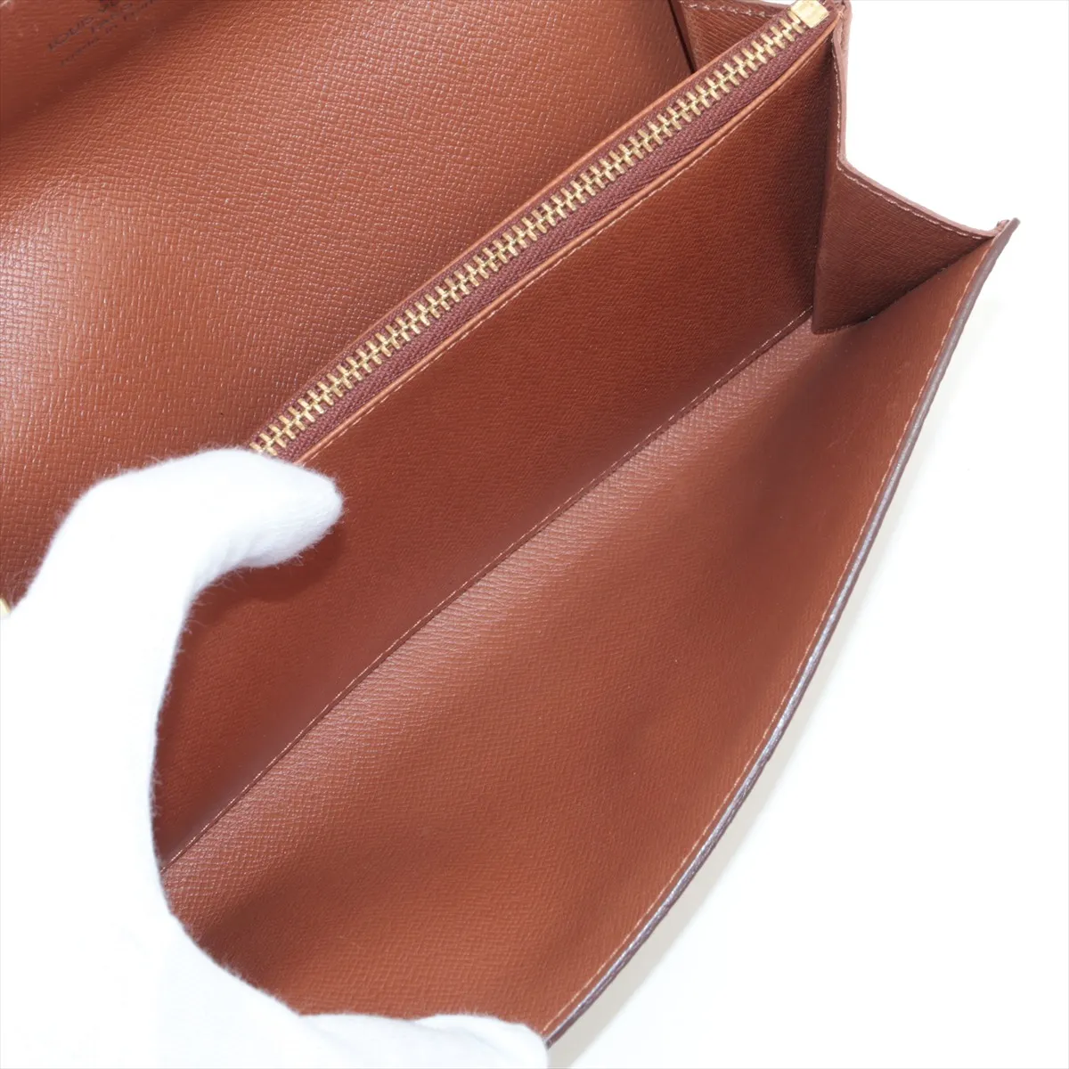 Monogram Pochette Portemonnaie Credit M61725 TH0968 Brown Long Wallet — view 5