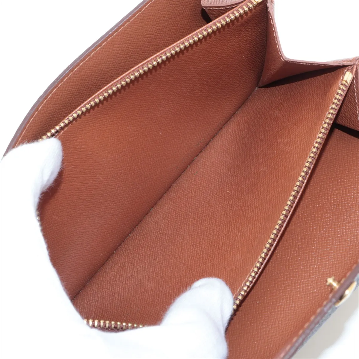 Monogram Pochette Portemonnaie Credit M61725 TH0968 Brown Long Wallet — view 6