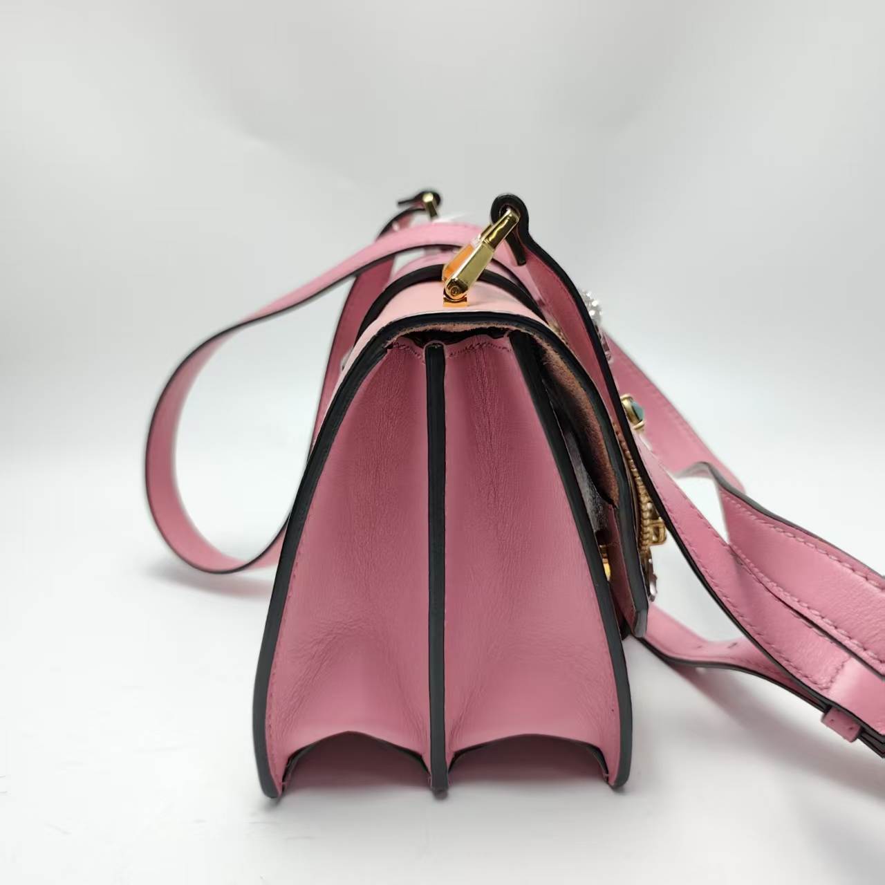 【*Shipped from: China*】Miu Miu Crystal Leather Shoulder Bag — view 3