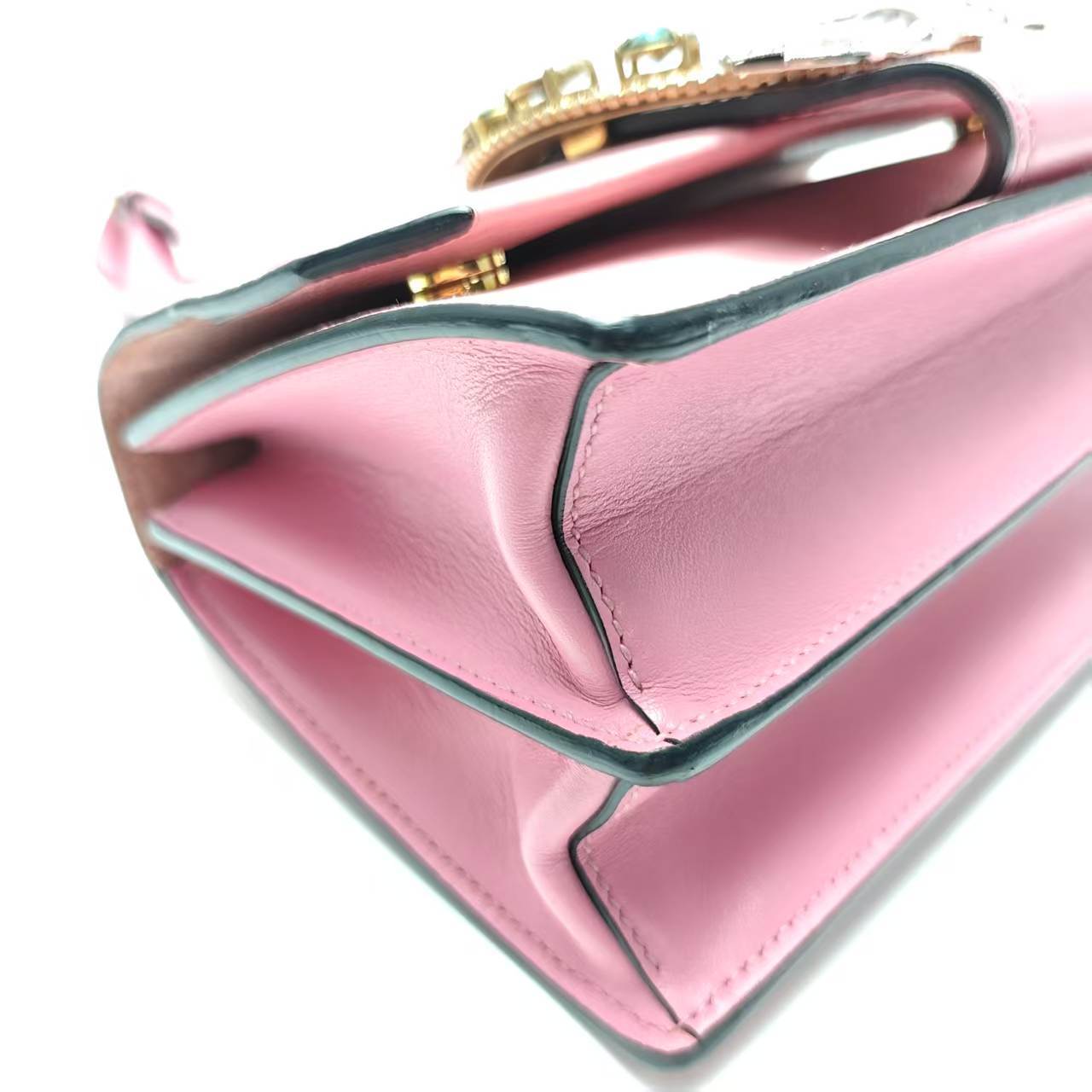 【*Shipped from: China*】Miu Miu Crystal Leather Shoulder Bag — view 5