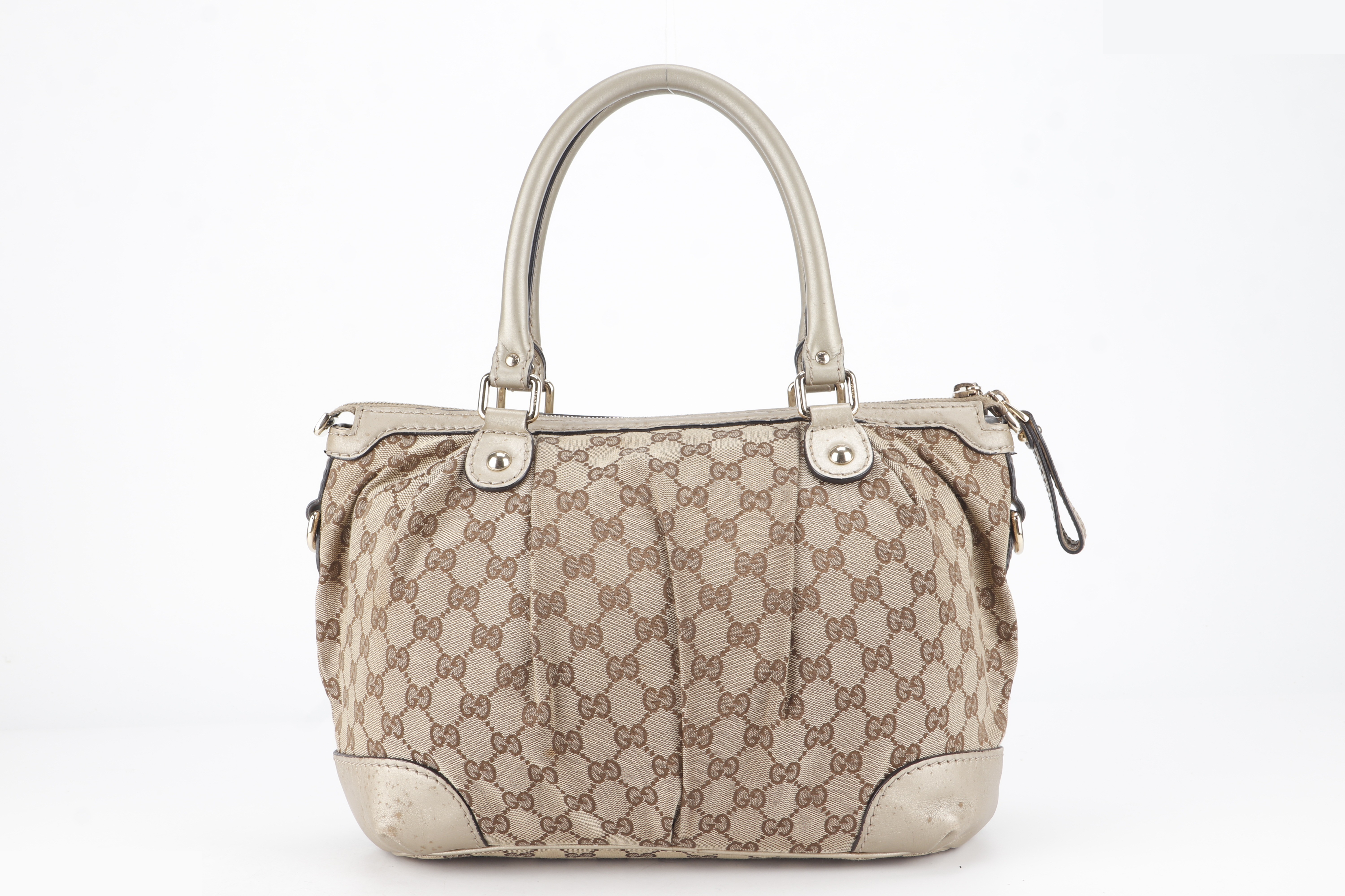 SUKEY 2 WAY BAG BROWN GG CANVAS GHW — view 2