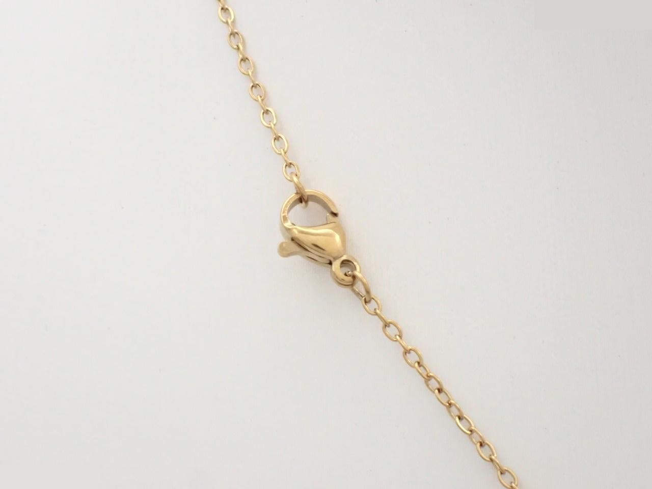 H-Cube Gold Necklace — view 2