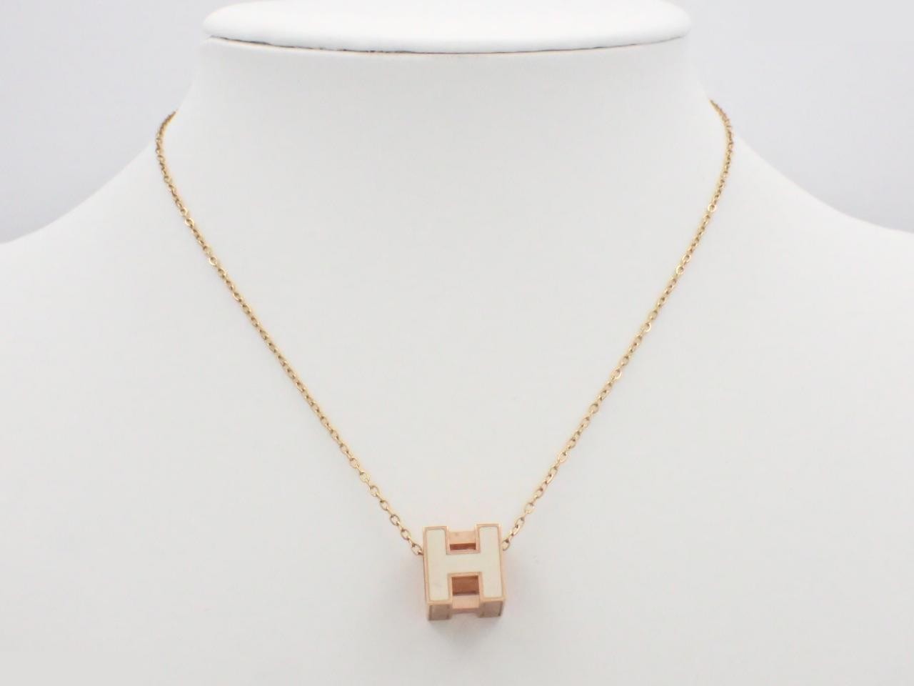H-Cube Gold Necklace — view 3
