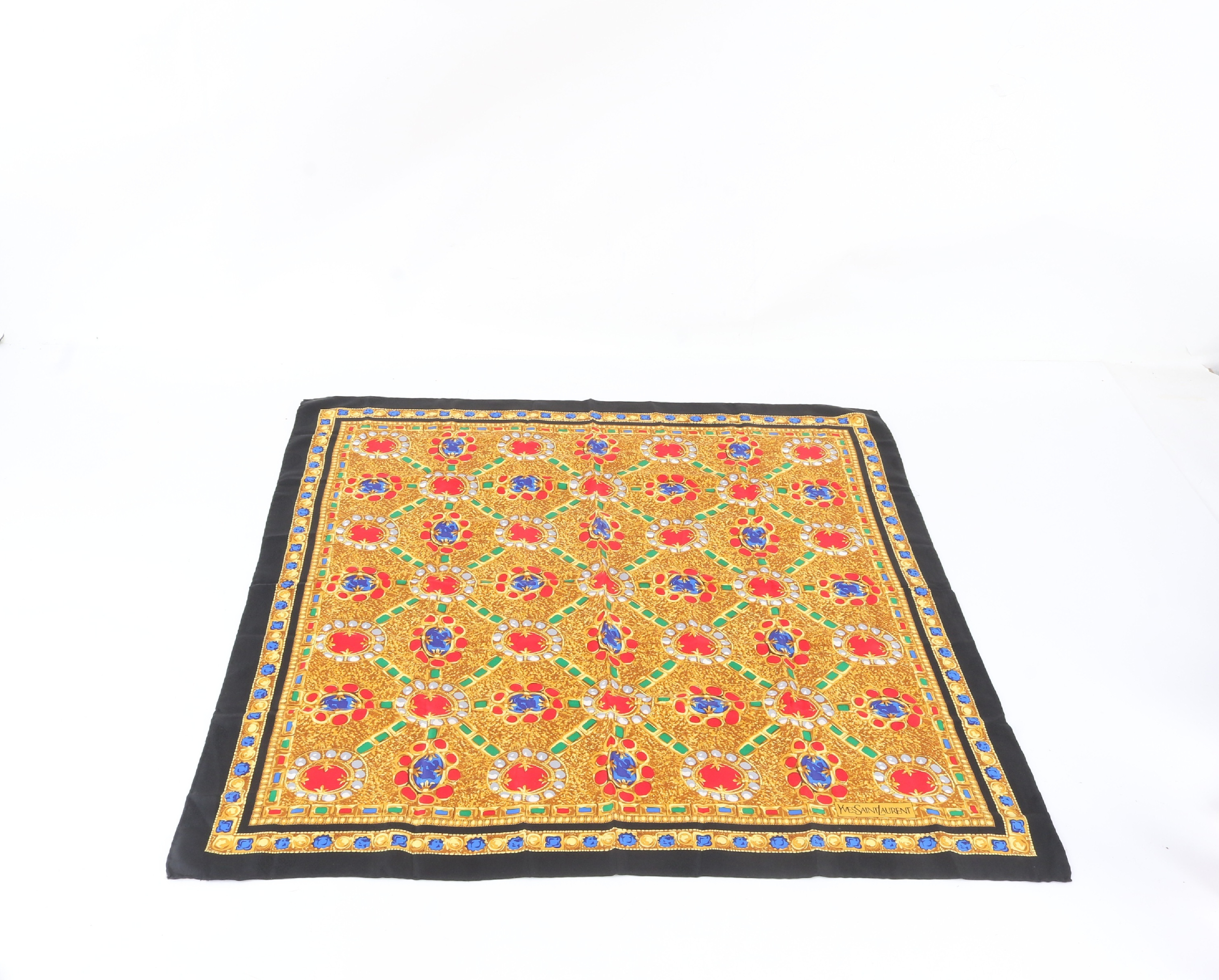 all-over print scarf and other accessories