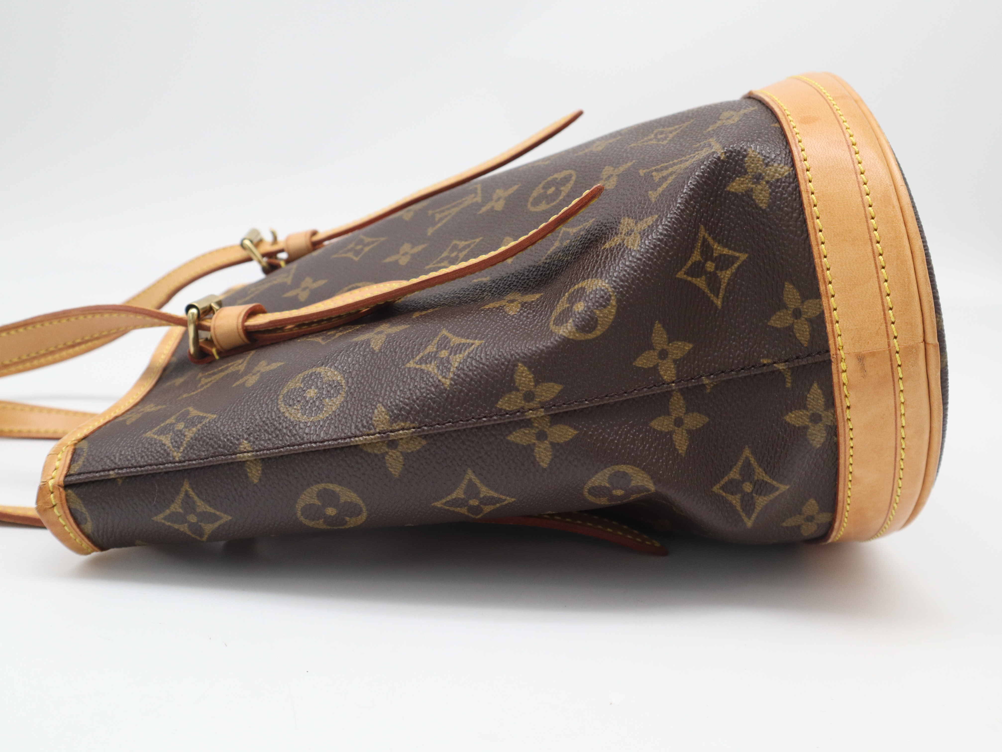 M42238 Monogram Bucket PM Tote Bag with Pouch — view 3