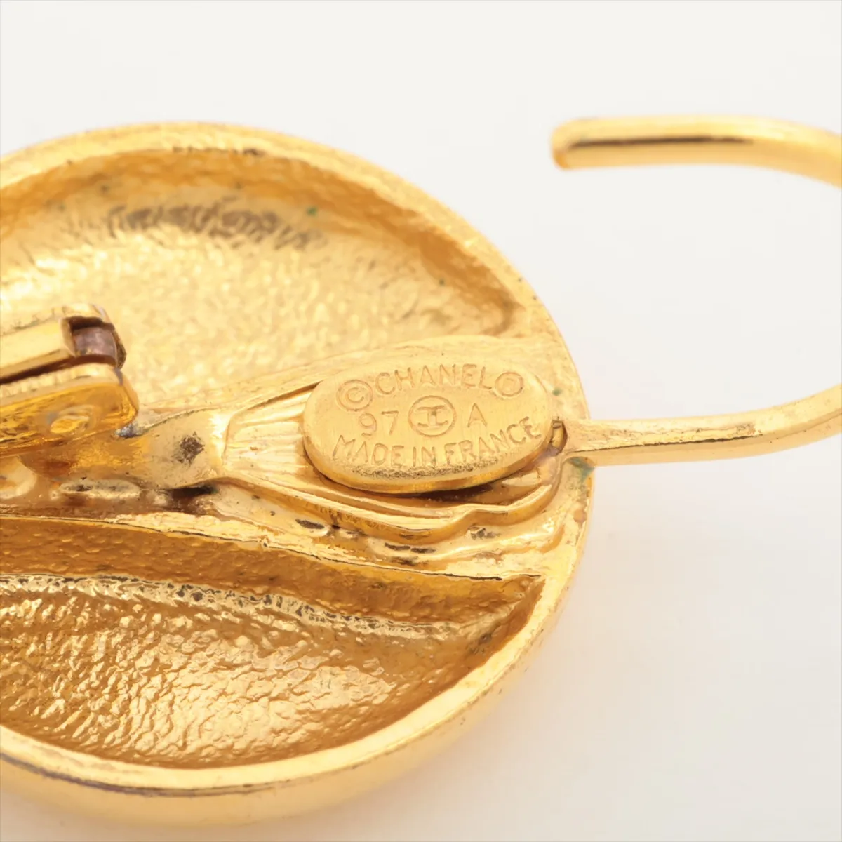 Coco Mark 97A Earrings (Pair) GP Gold. Shows — view 5