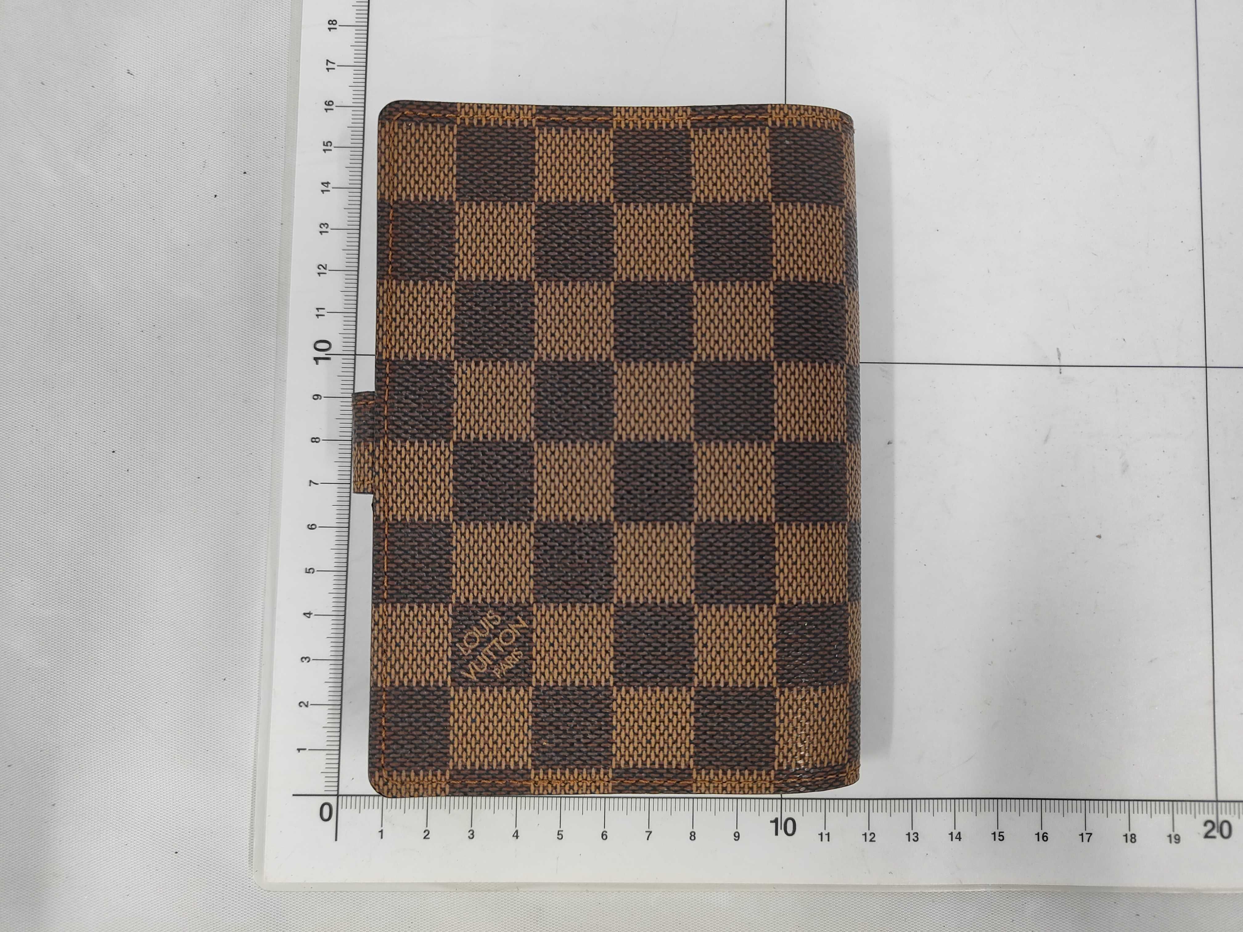 Damier Agenda PM (notebook cover) - Pen marks inside. — view 2