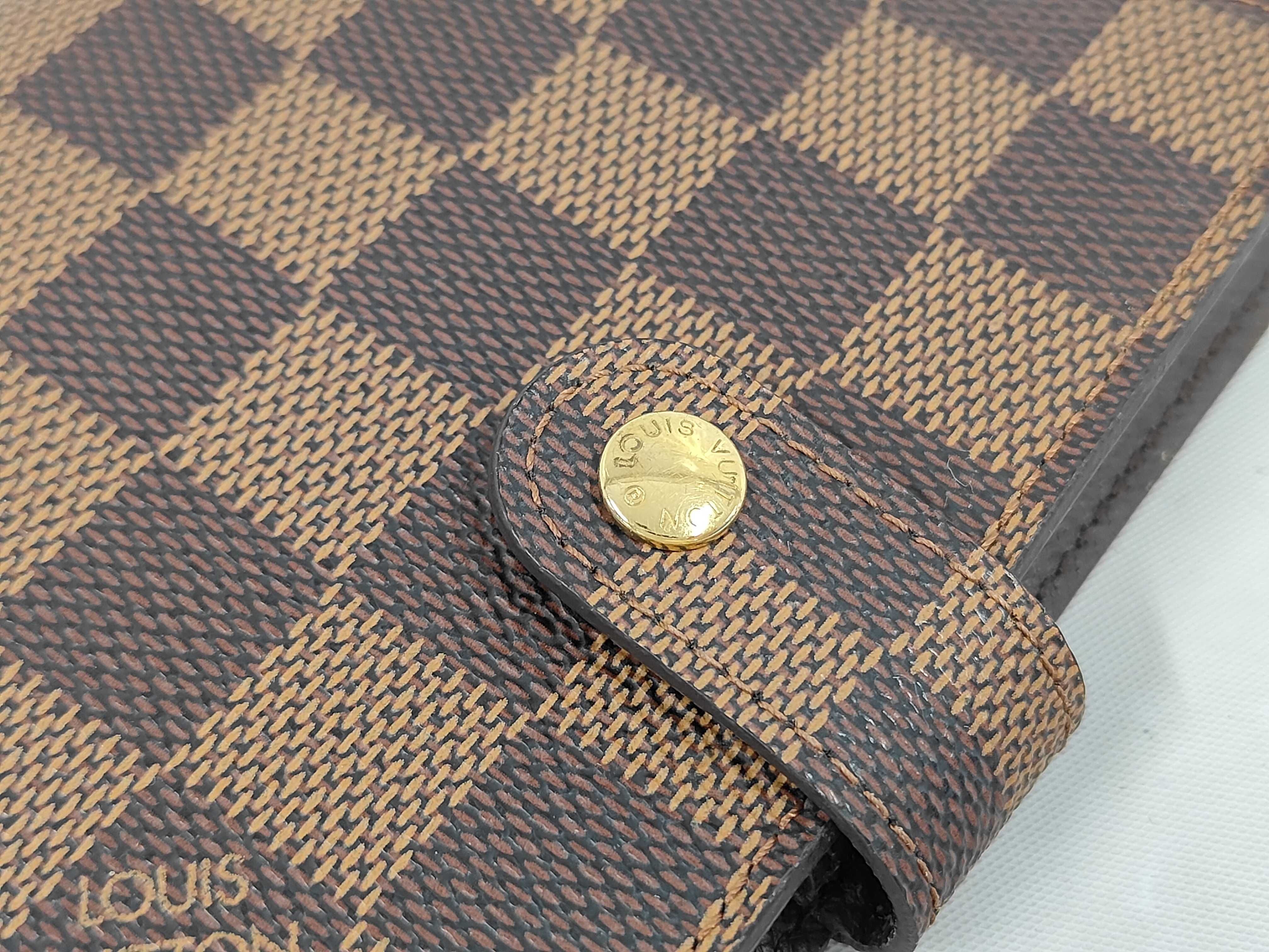 Damier Agenda PM (notebook cover) - Pen marks inside. — view 3