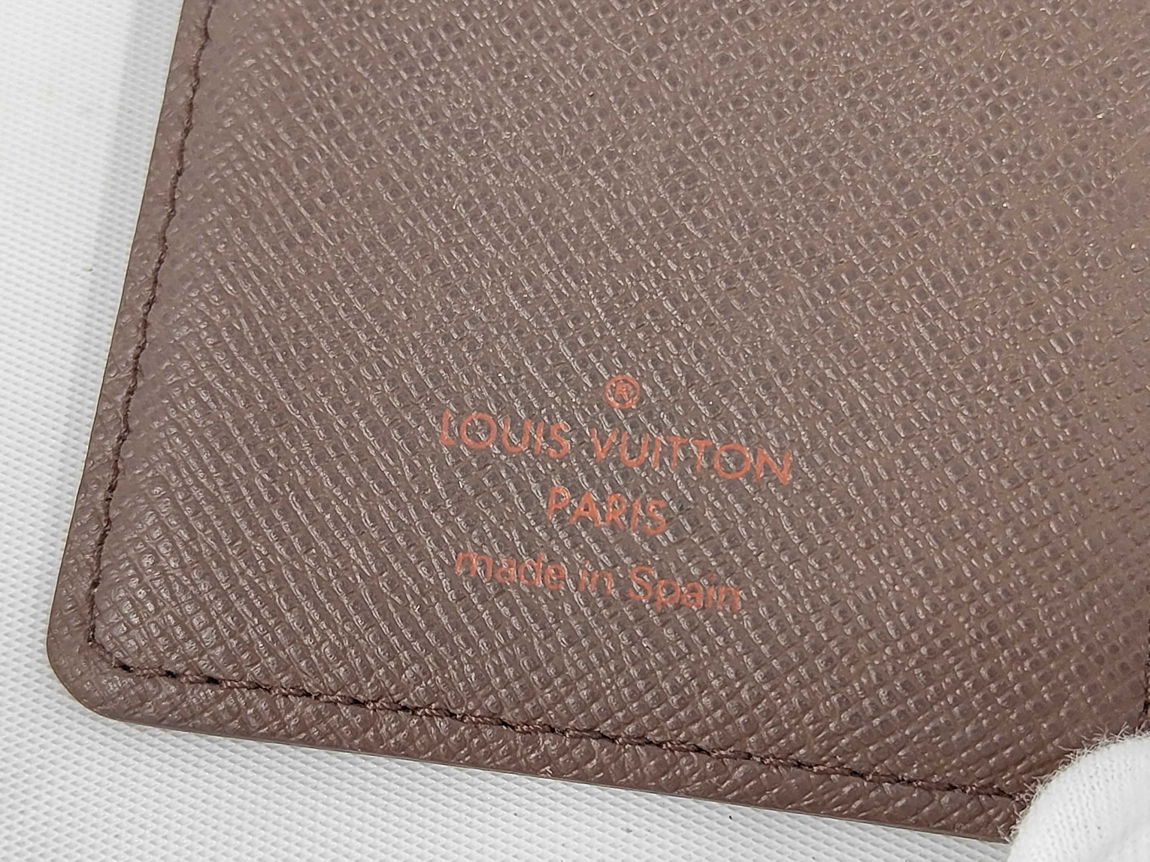 Damier Agenda PM (notebook cover) - Pen marks inside. — view 5