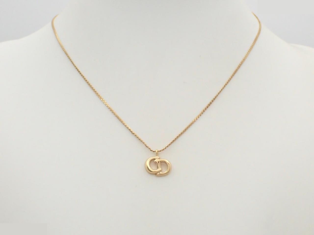 Gold necklace, 42cm chain — view 3