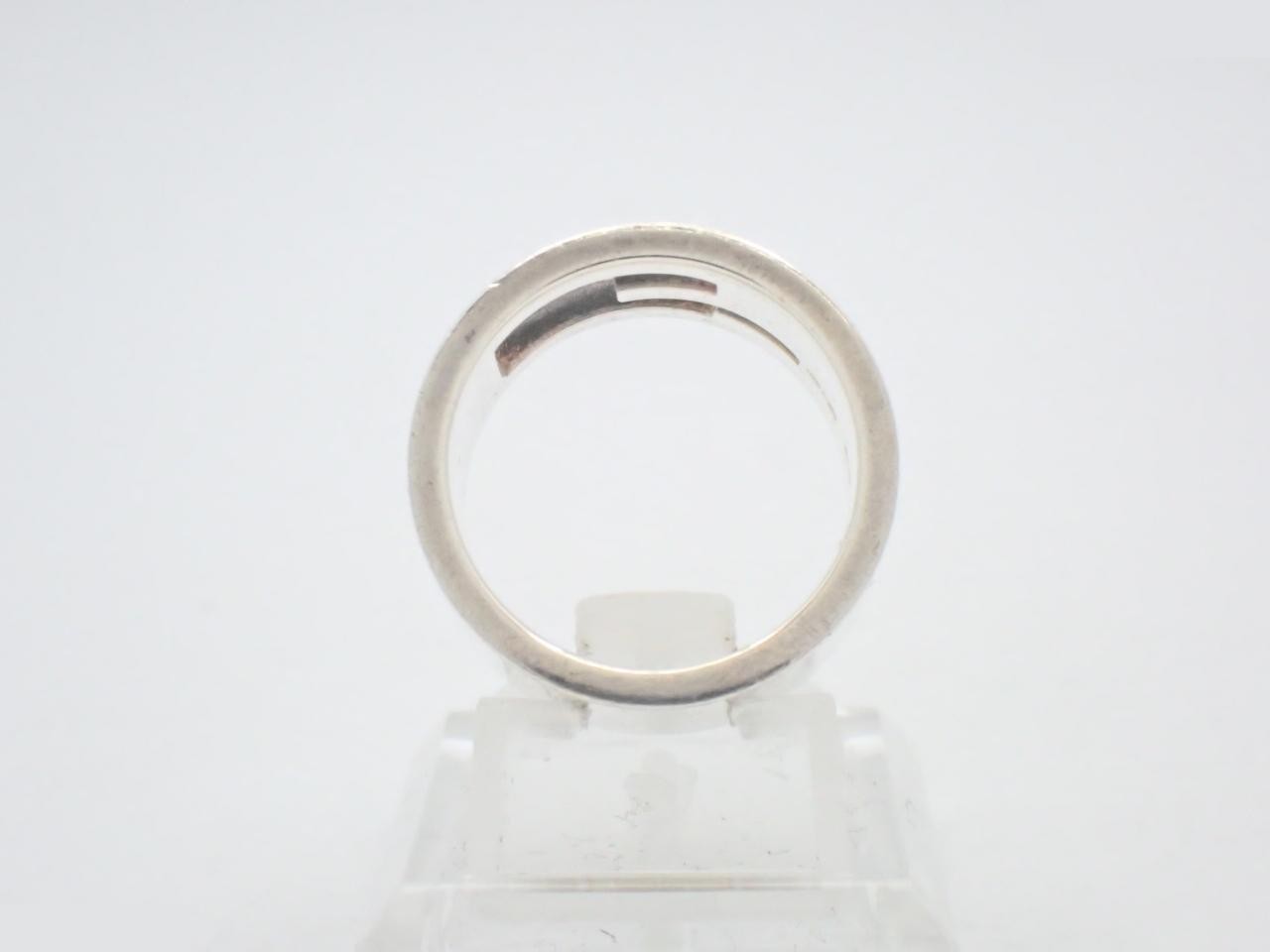 Interlocking G Ring, 11.4g, 925 Sterling Silver, #12 — view 3