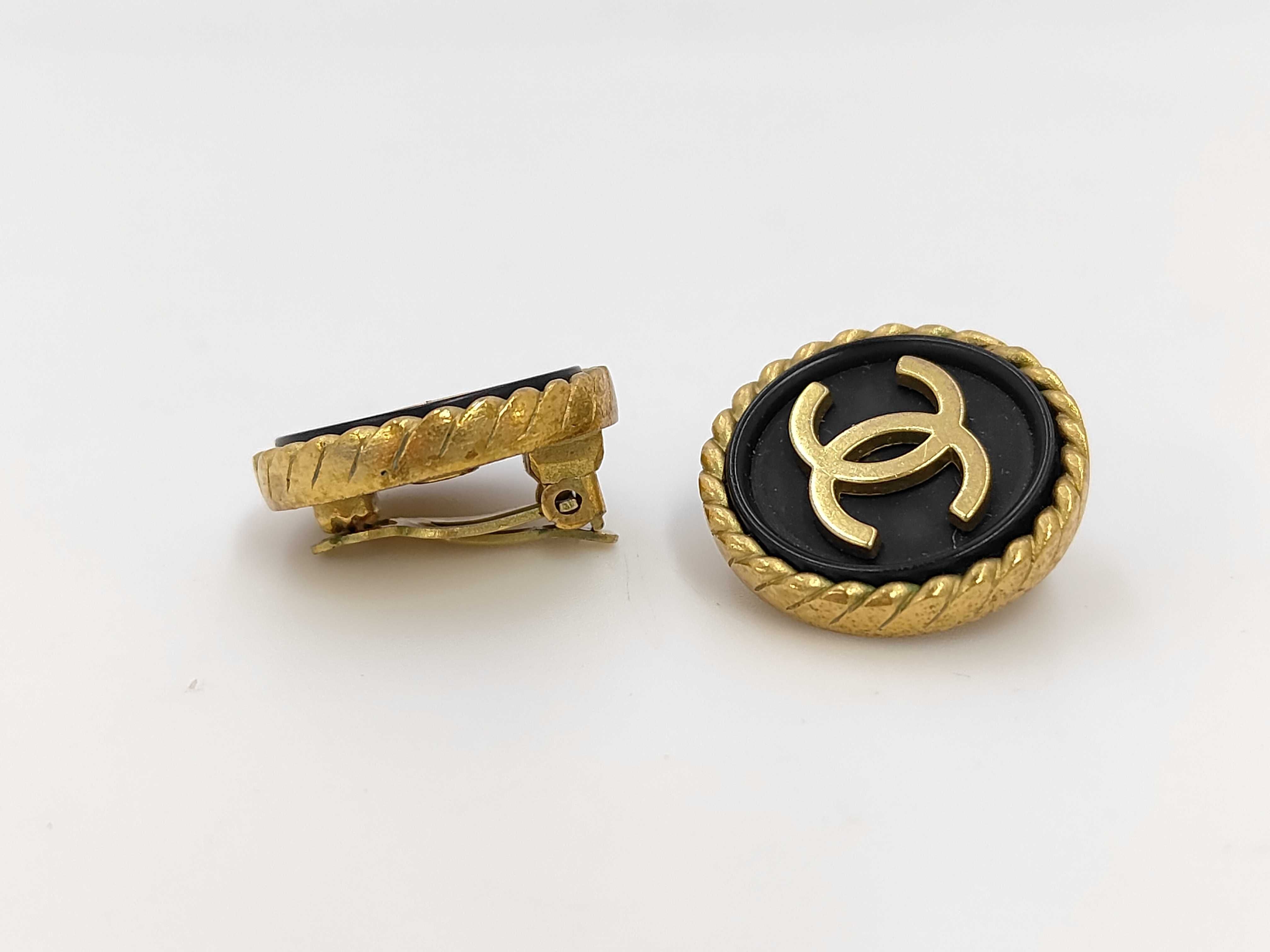 Coco Mark Gold Earrings — view 4