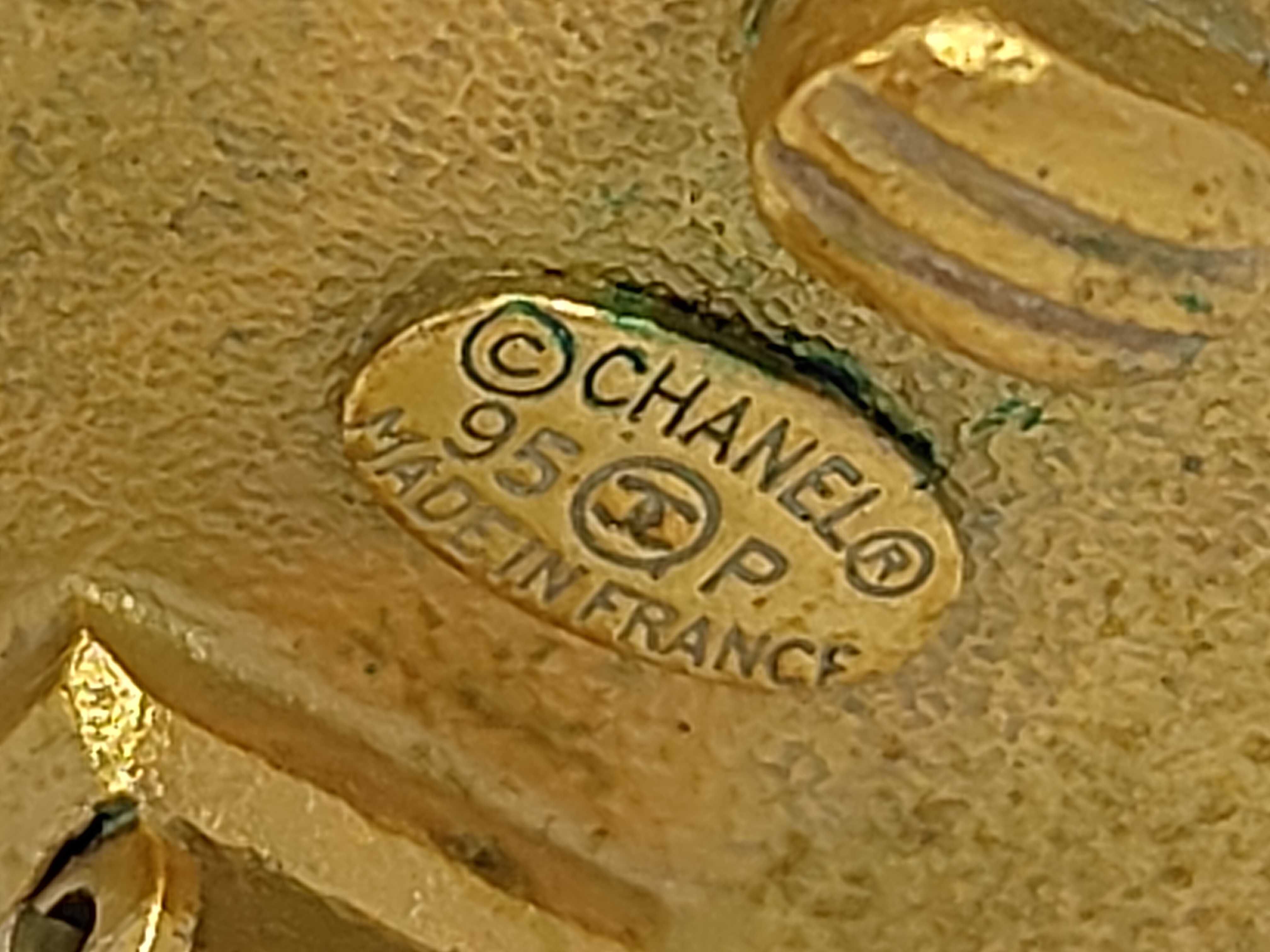 Coco Mark Gold Earrings — view 6