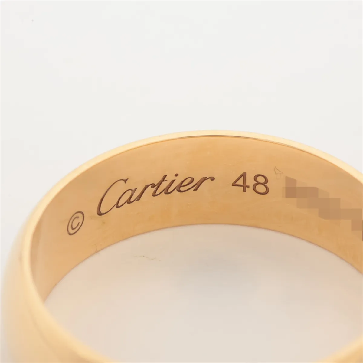 Wedding Ring 750 (PG) 4.1g Size 48 RGY166 — view 3