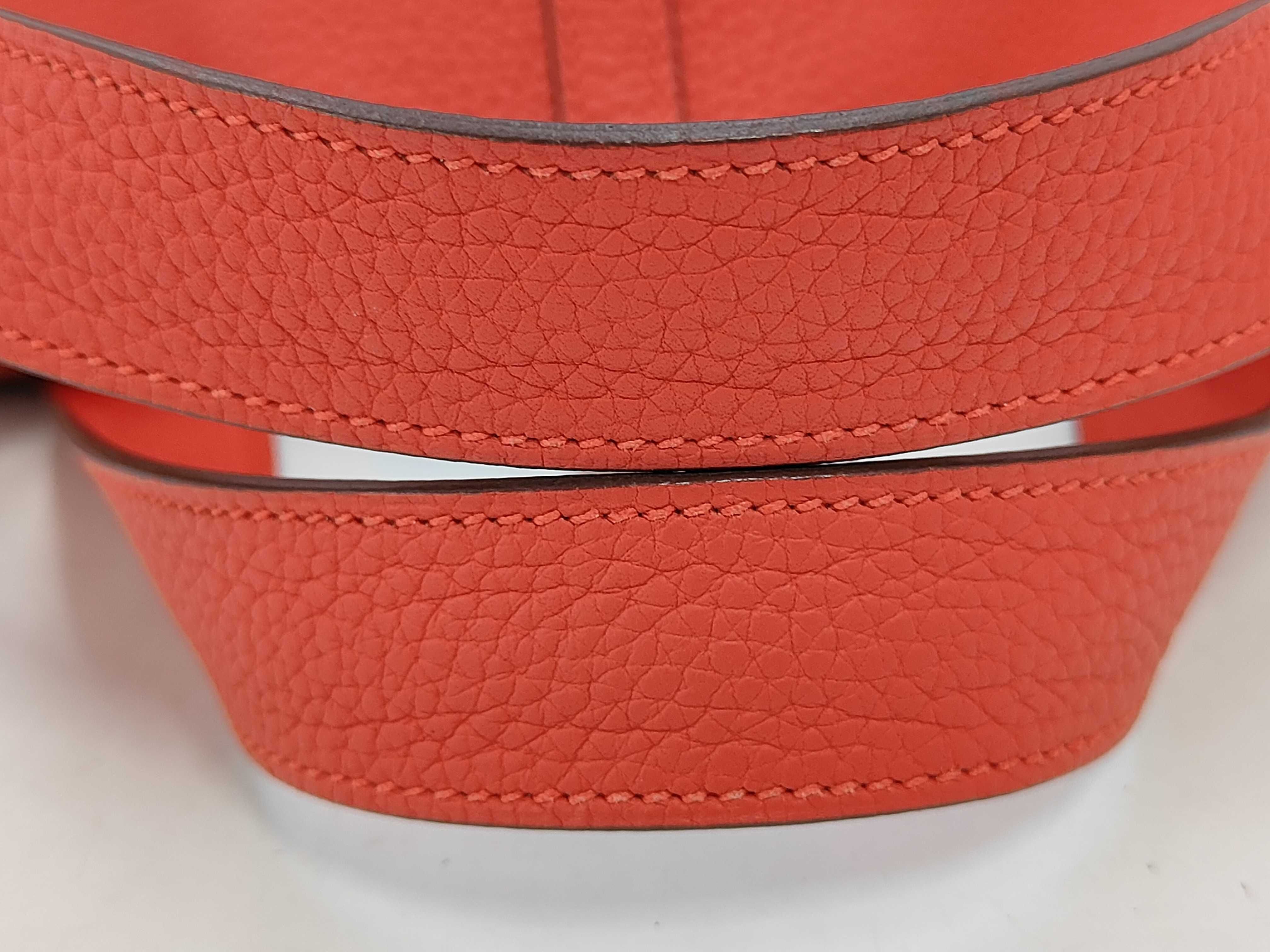 Picotin Lock MM Red X Stamp Handbag — view 9
