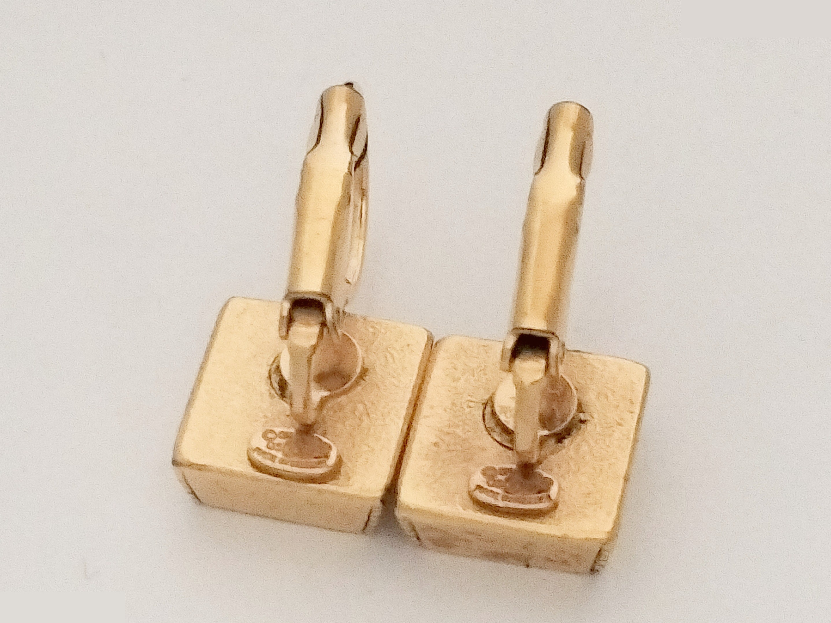 Coco Square Gold Earrings — view 5