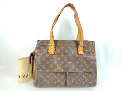 Monogram Louis Vuitton Brown Monogram M51162 Multipli-Cité Tote Bag