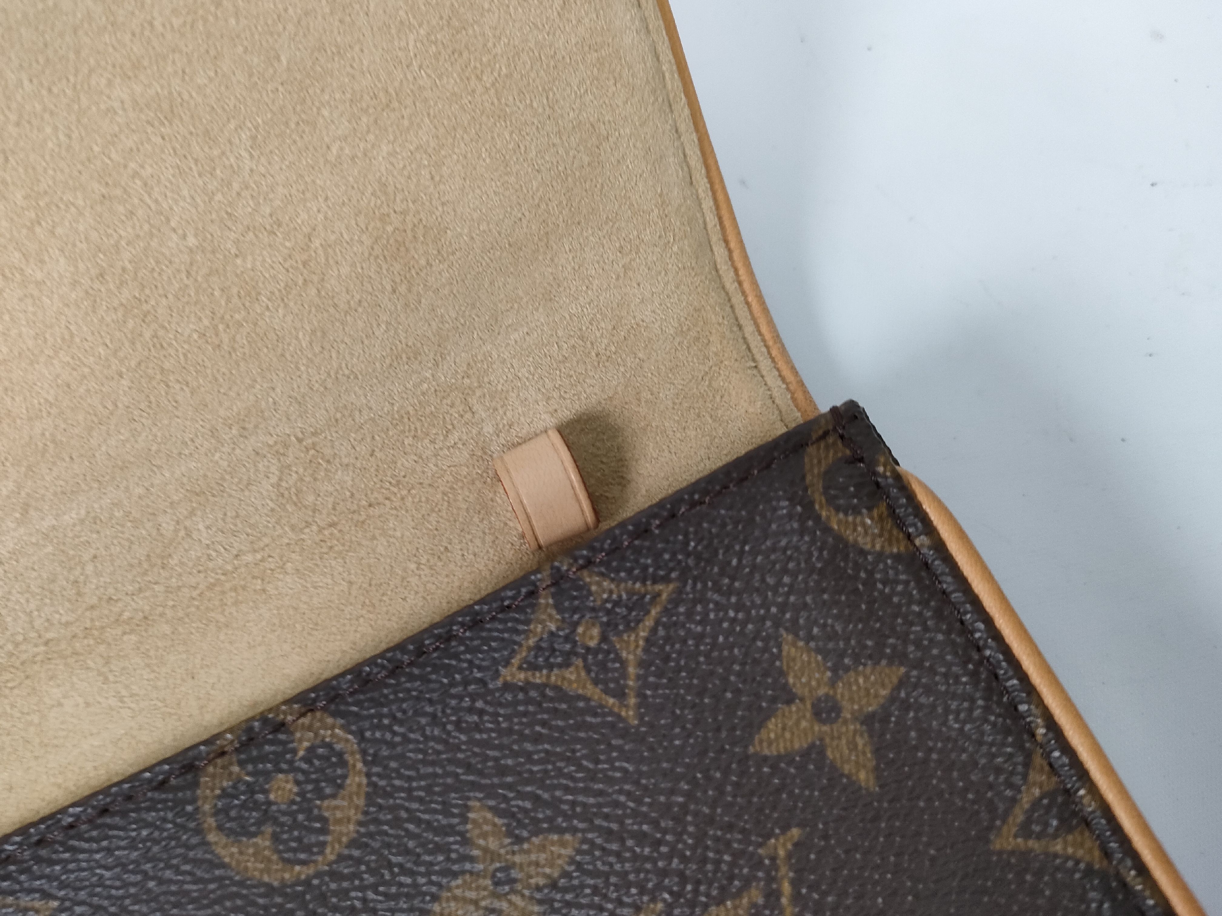 Monogram Vuitton Pochette Twin GM Shoulder Bag — view 8