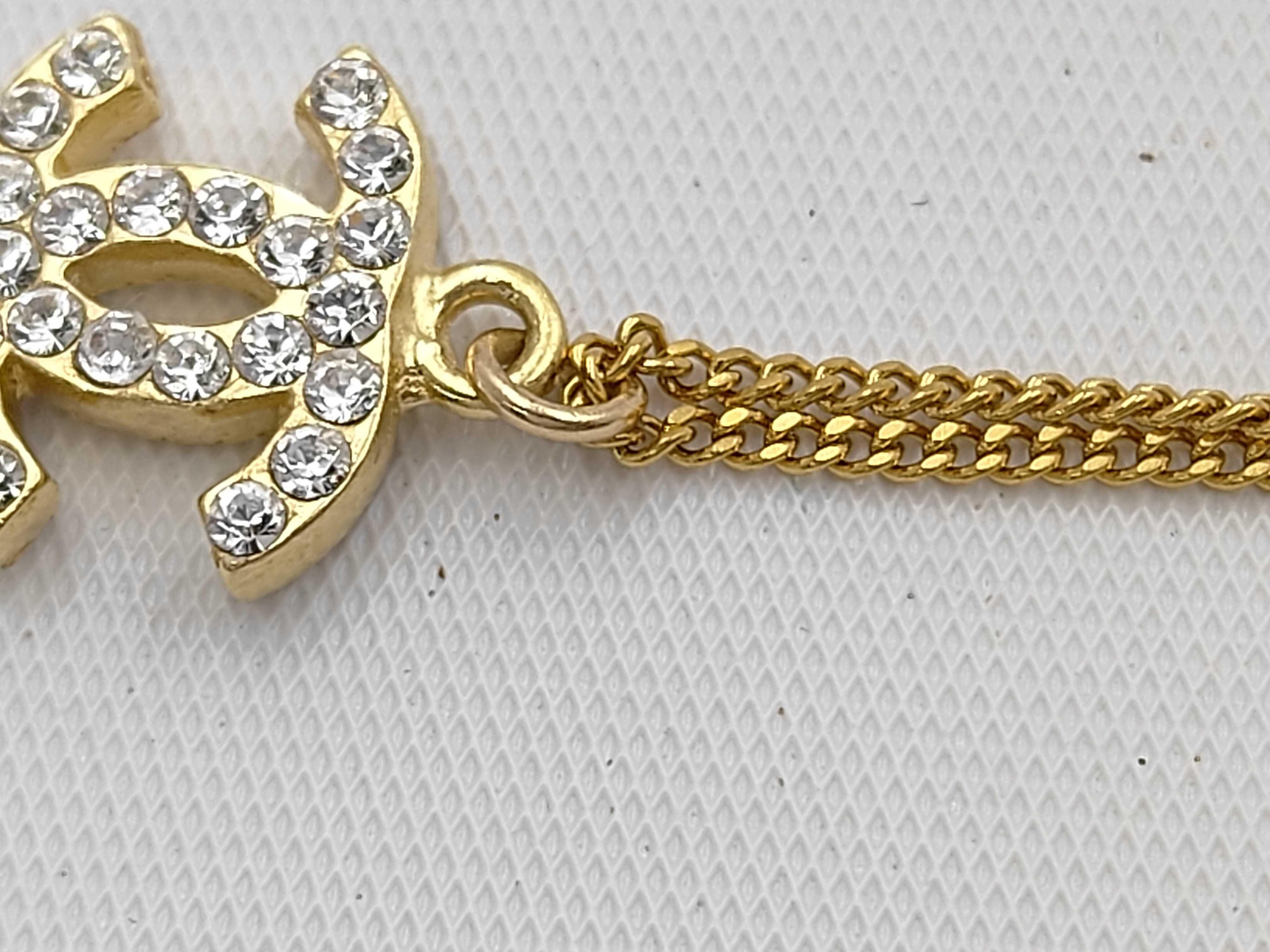 Coco Mark Rhinestone Necklace (with comments) 01A Necklace — view 9