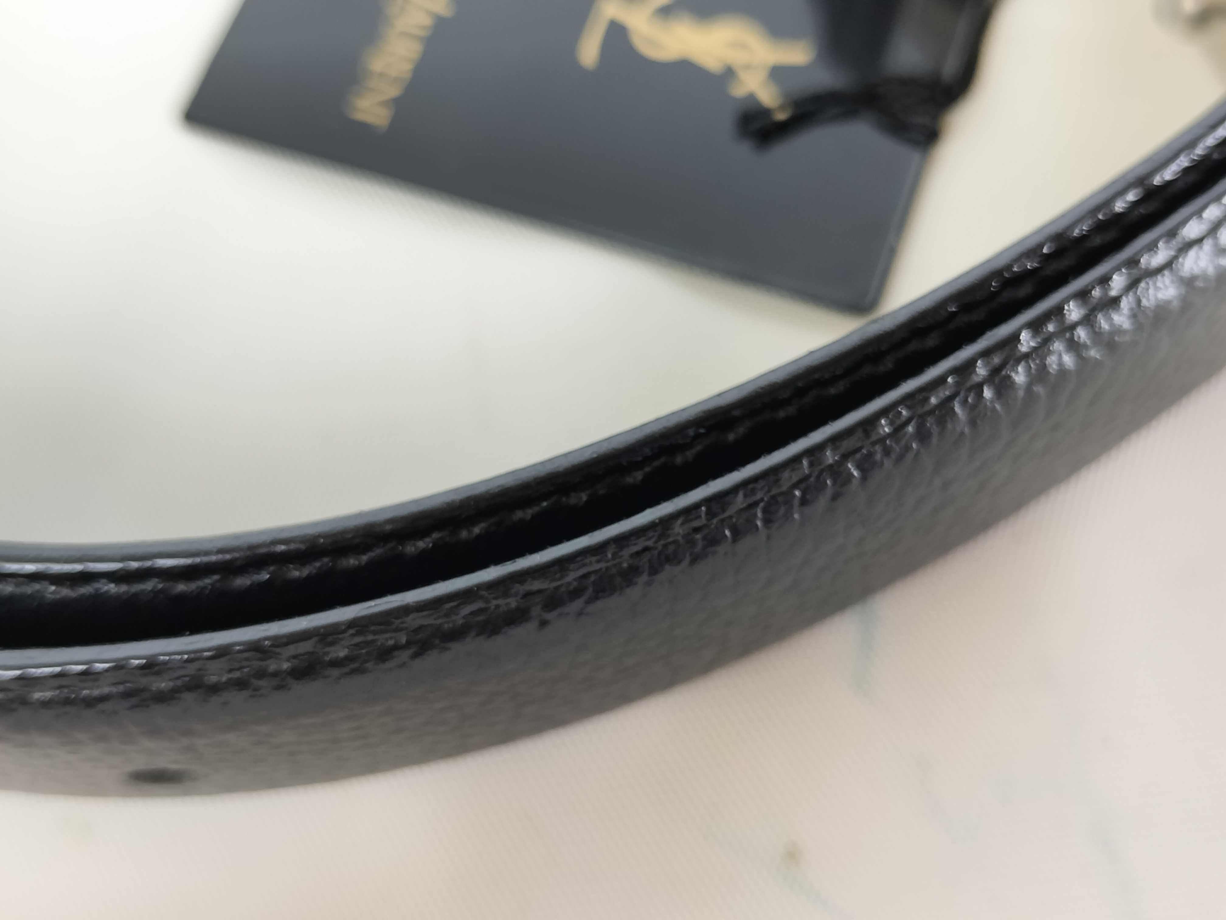 Men's Belt with Tag and Mini Logo Buckle — view 9